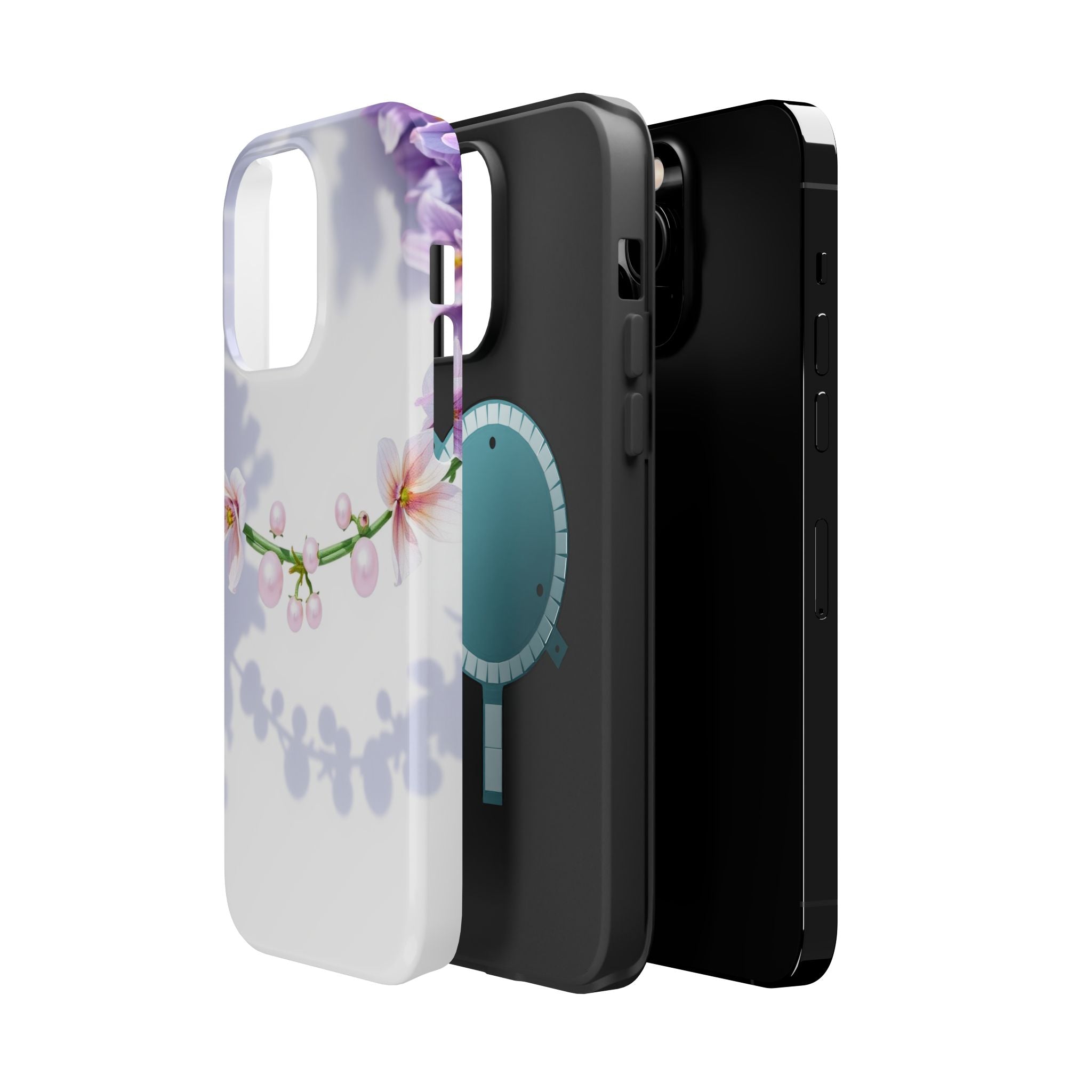 iPhone Vibrant Floral Crown Design Clean Minimal Snap Cas Slim Snap Case · iPhon