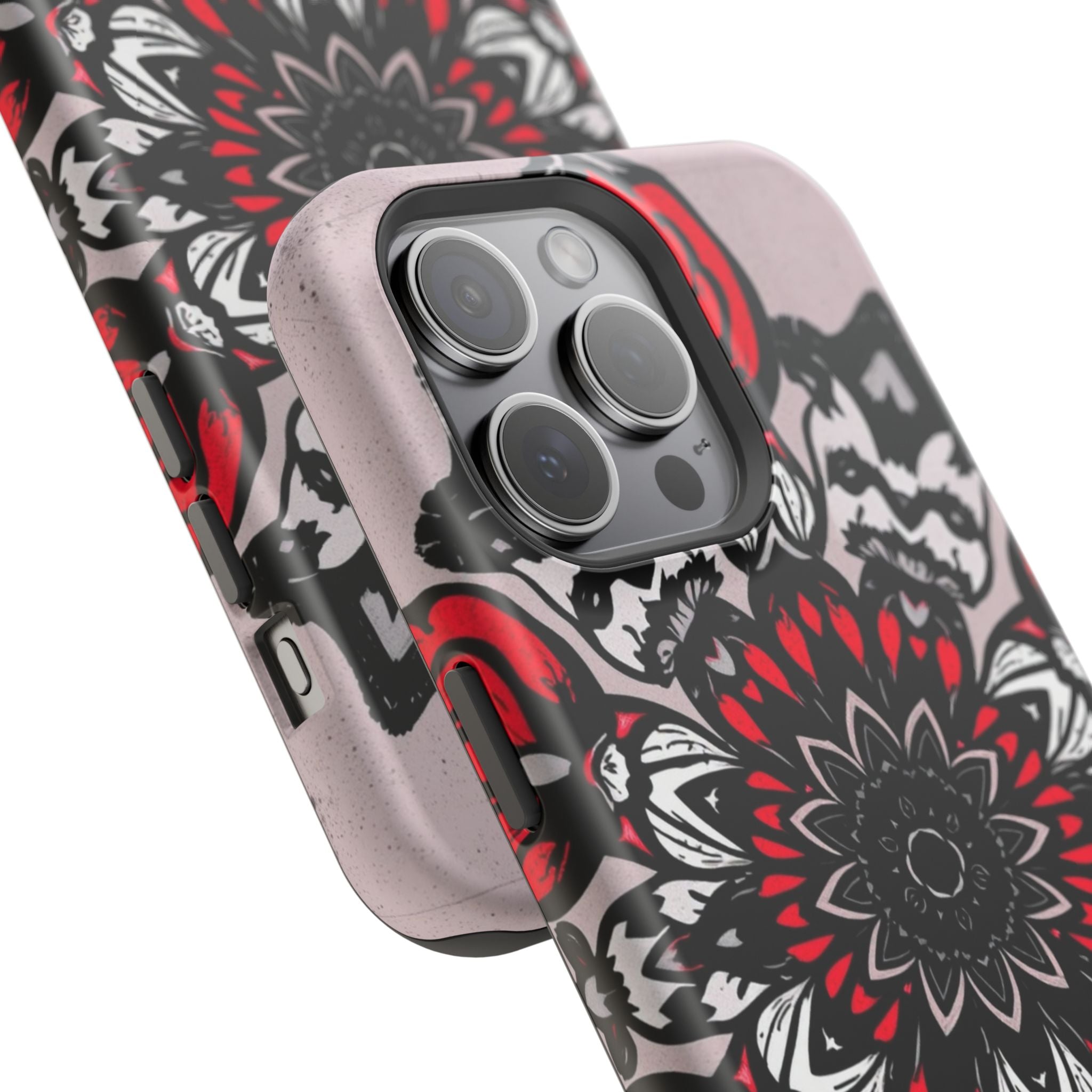 iPhone Floral Mandala Bold Art Slim Everyday Designer Case · iPhone Case