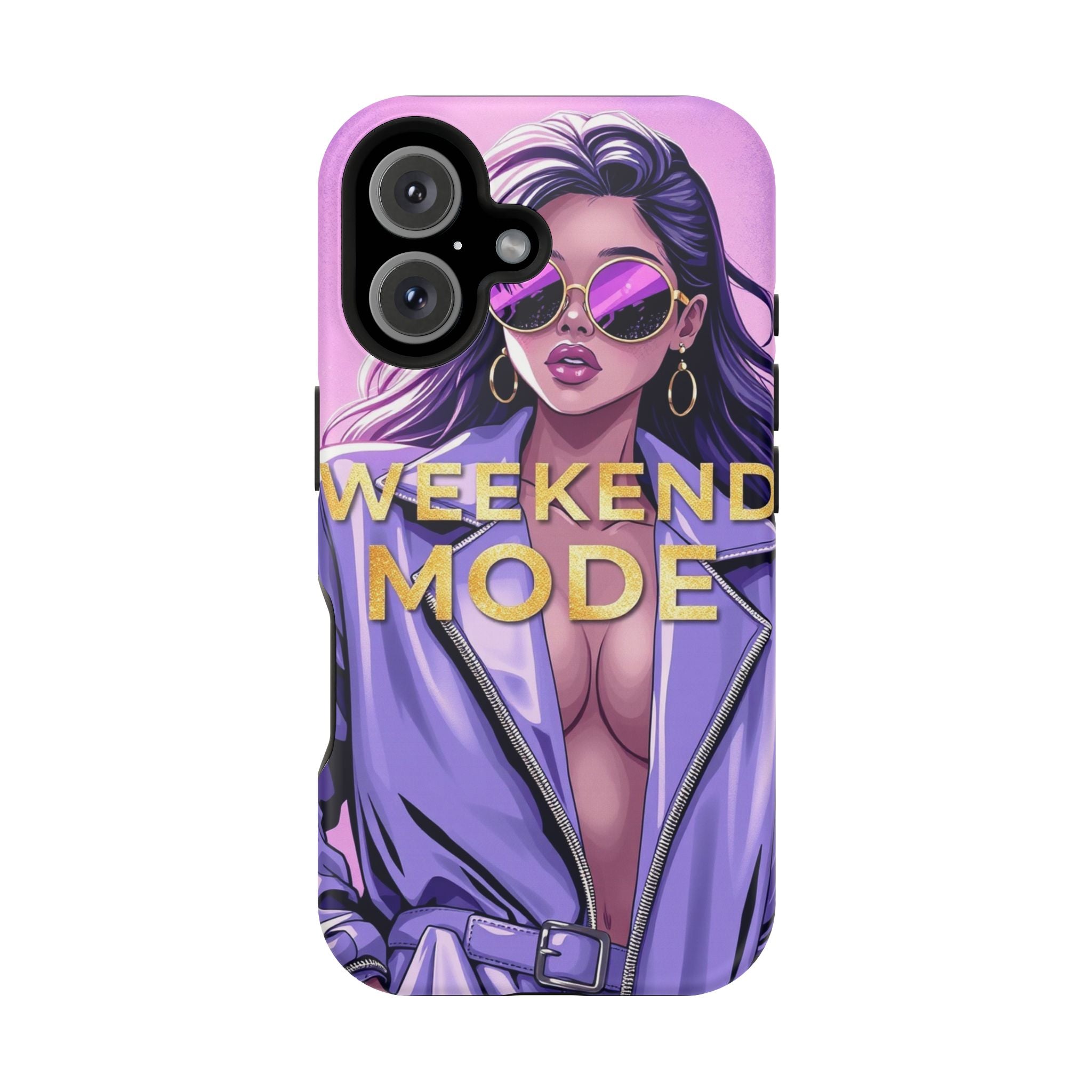 iPhone Lavender And Pearl Weekend Mode On Slim Everyday Designer Case · iPhone C