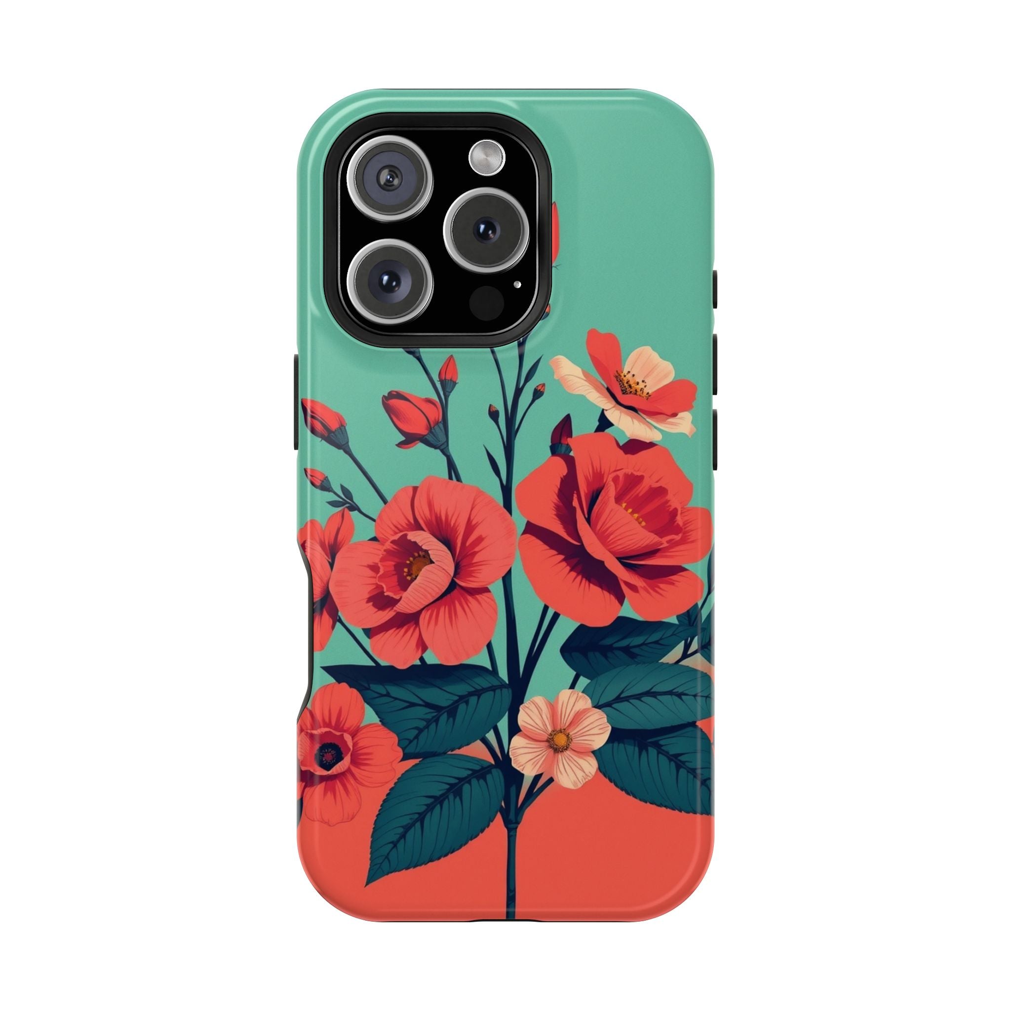 iPhone Pin-up Floral Cinematic Art Bold Modern Everyday Snap Case · iPhone Case