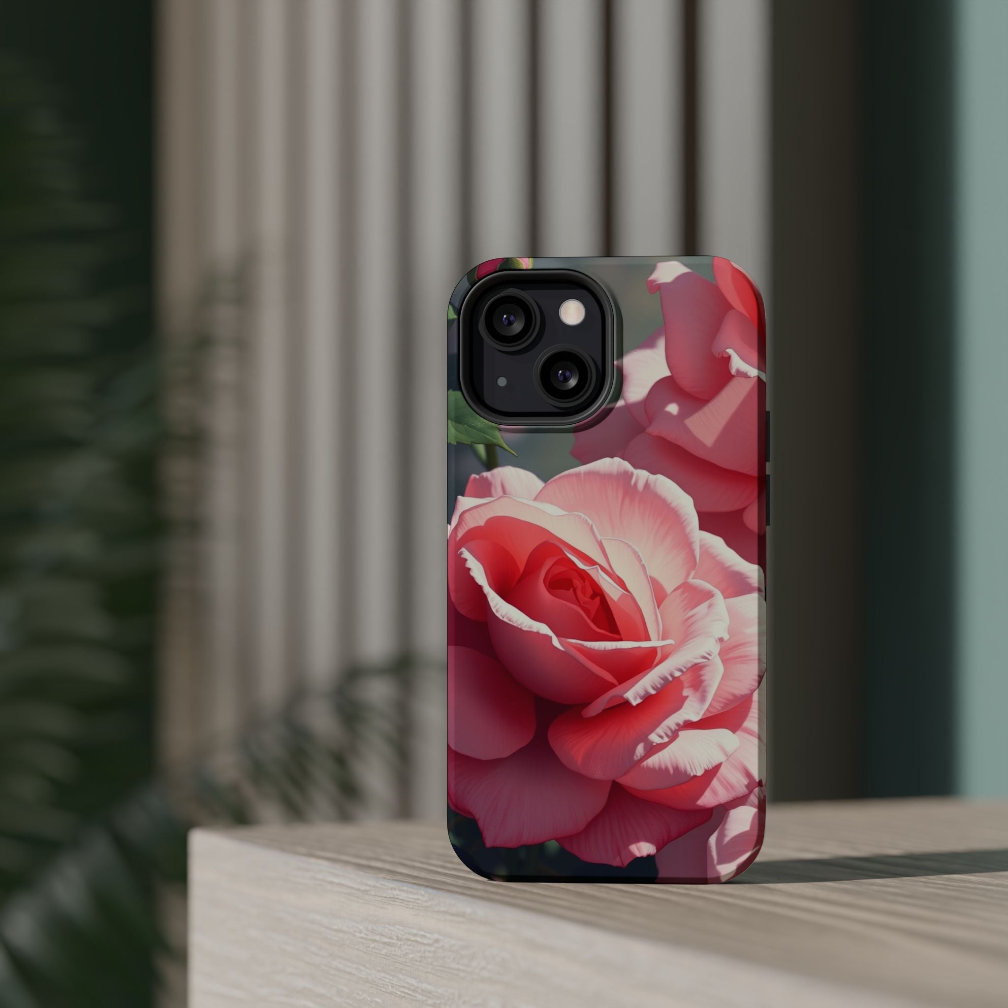 iPhone Serene Rose Garden Design Bold Modern Everyday Snap Case · iPhone Case