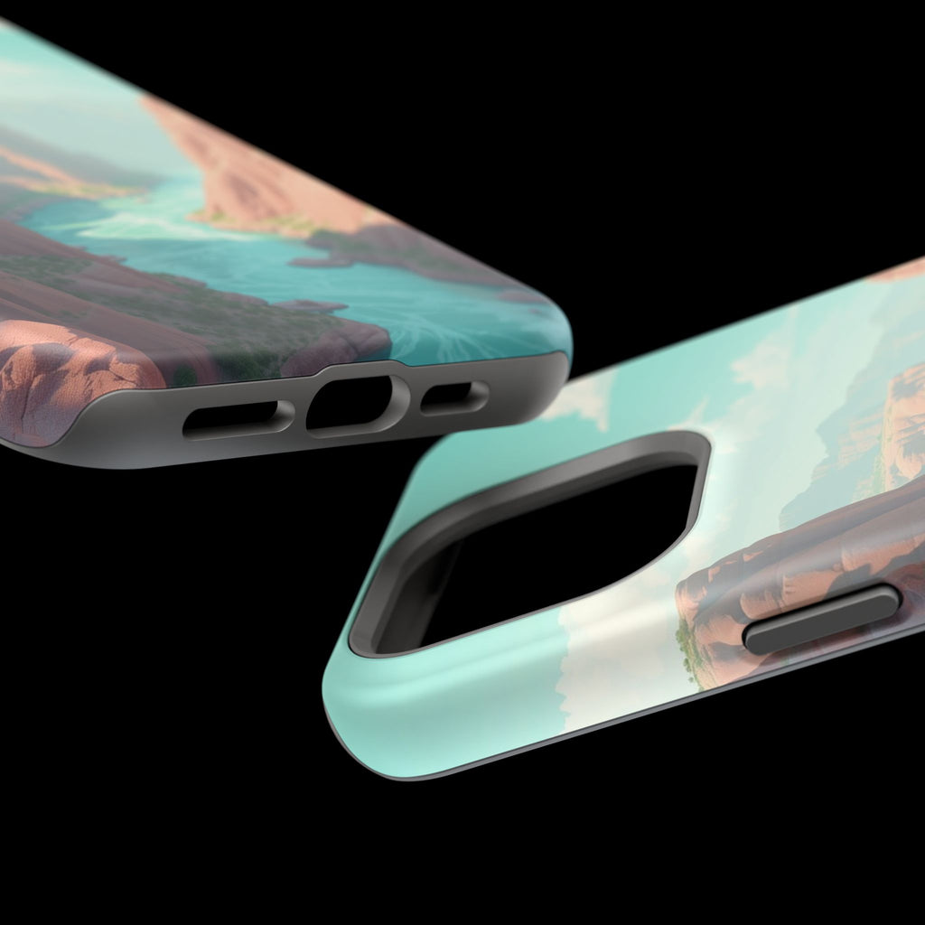 iPhone River Canyon Mystic Art Slim Everyday Designer Case · iPhone Case