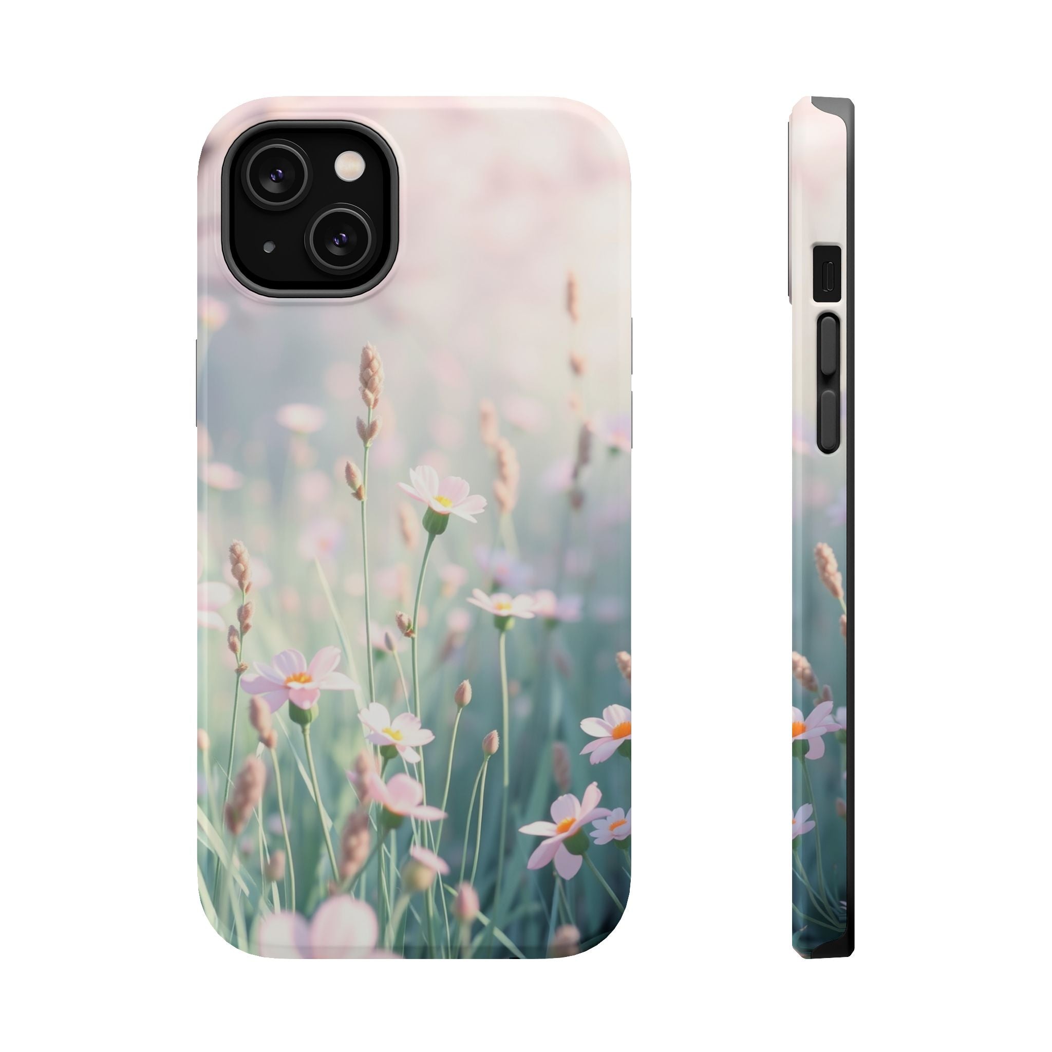iPhone Spring Meadow Pastel Kawaii Bold Modern Everyday Snap Case · iPhone Case