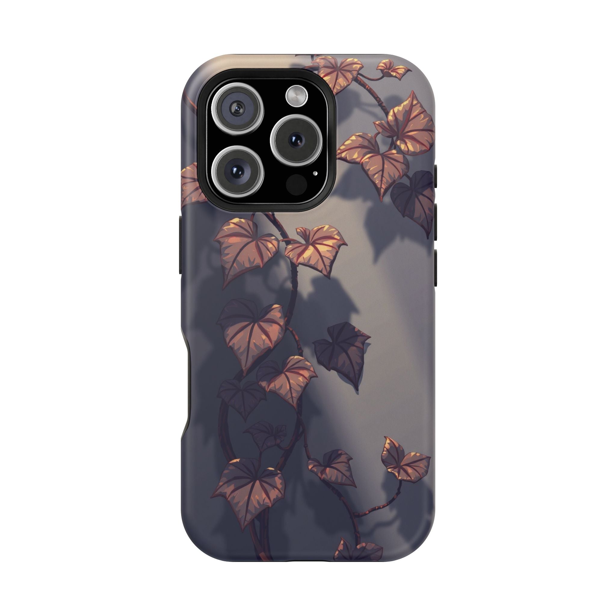 iPhone Charcoal And Copper Art Nouveau Vine Soft iPhone 13 Finish · iPhone Case