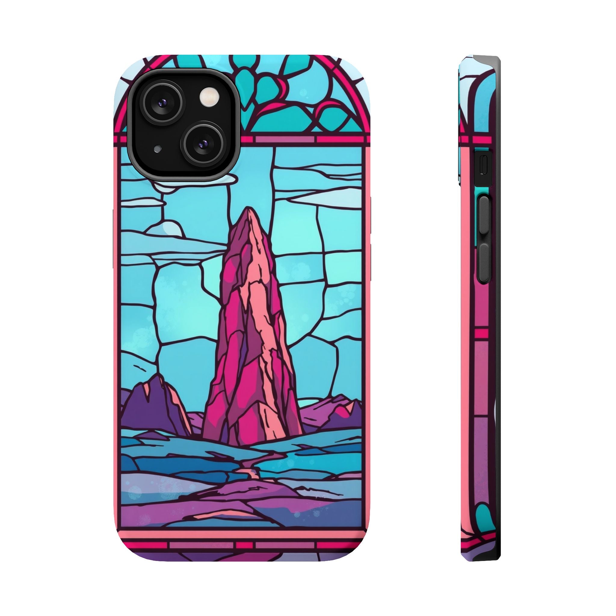 iPhone Tundra Expanse Stained Glass Slim Everyday Designer Case · iPhone Case