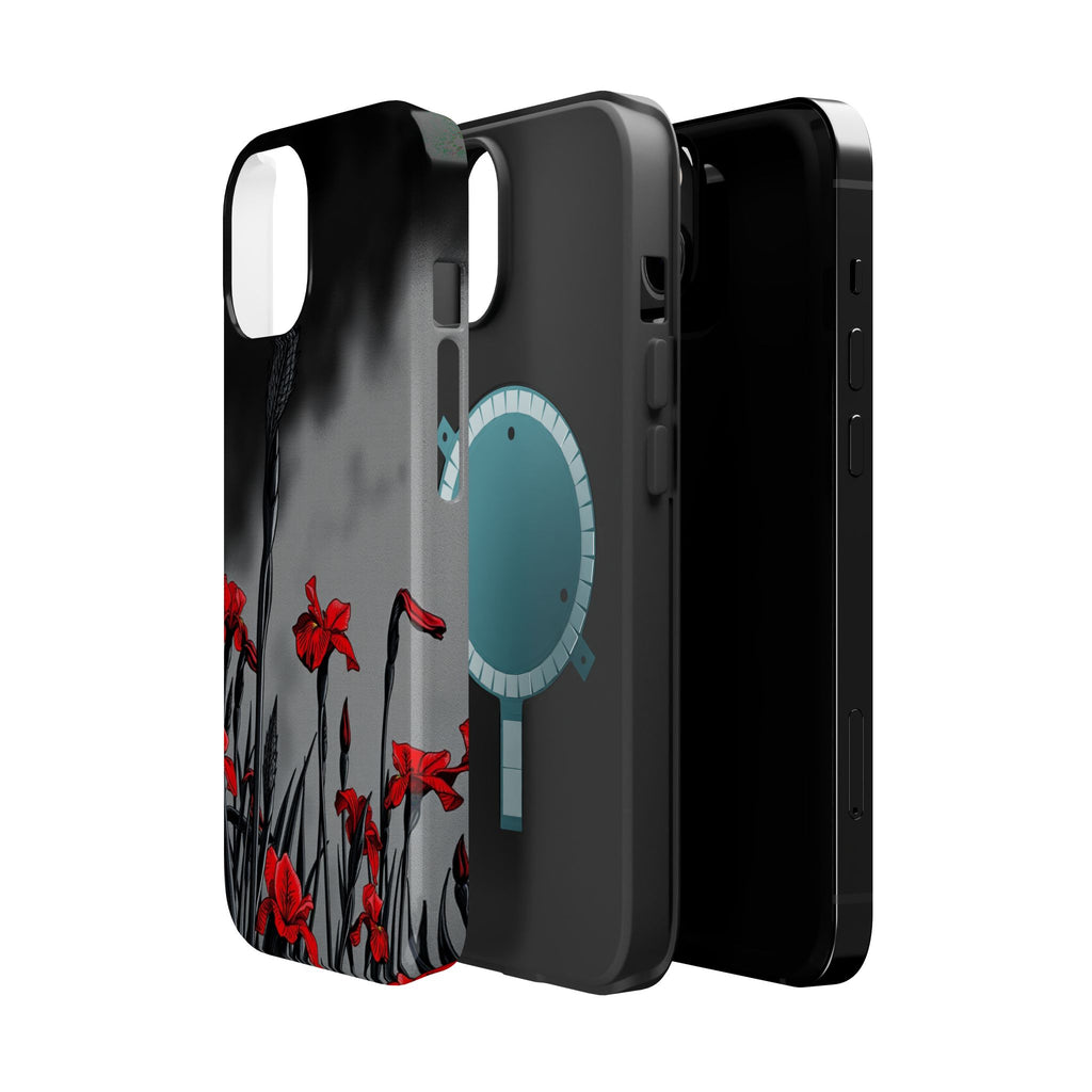 iPhone Iris Garden Cinematic Art Soft Finish Everyday Cas Slim Snap Case · iPhon