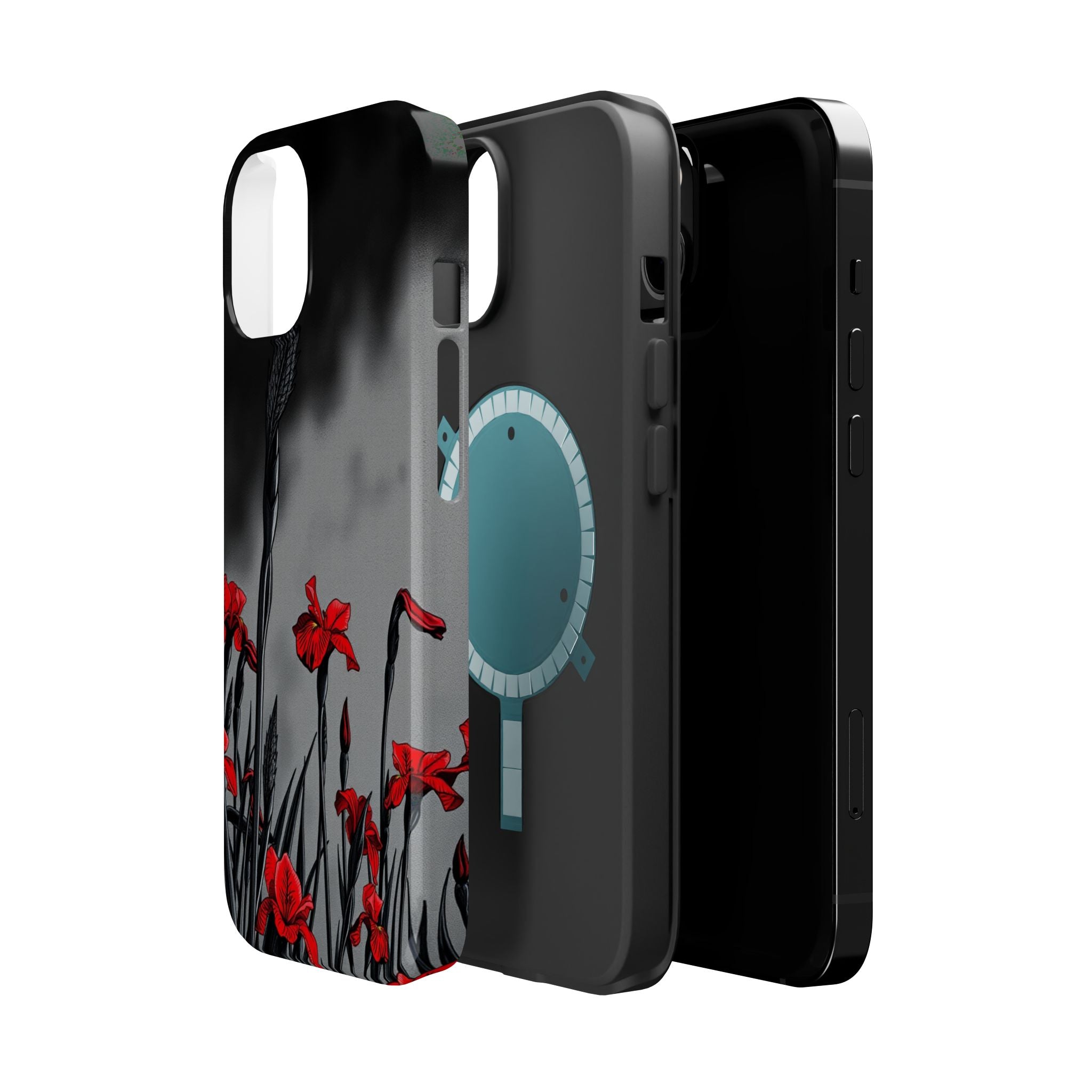 iPhone Iris Garden Cinematic Art Soft Finish Everyday Cas Slim Snap Case · iPhon