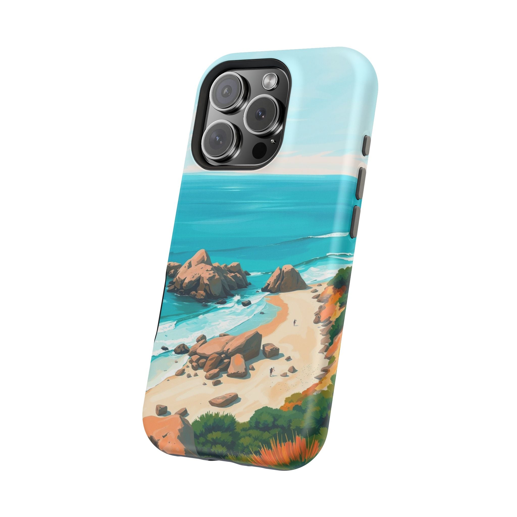 iPhone Pebble Beach Cinematic Art Bold Modern Everyday Snap Case · iPhone Case