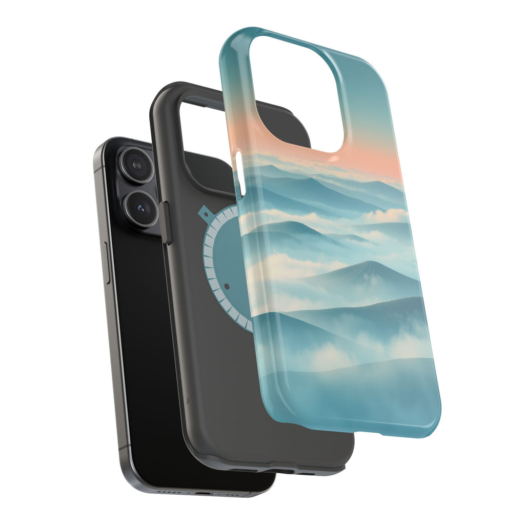 iPhone Fog Rolling Over Hills Electric Art Slim iPhone 17 Everyday · iPhone Case
