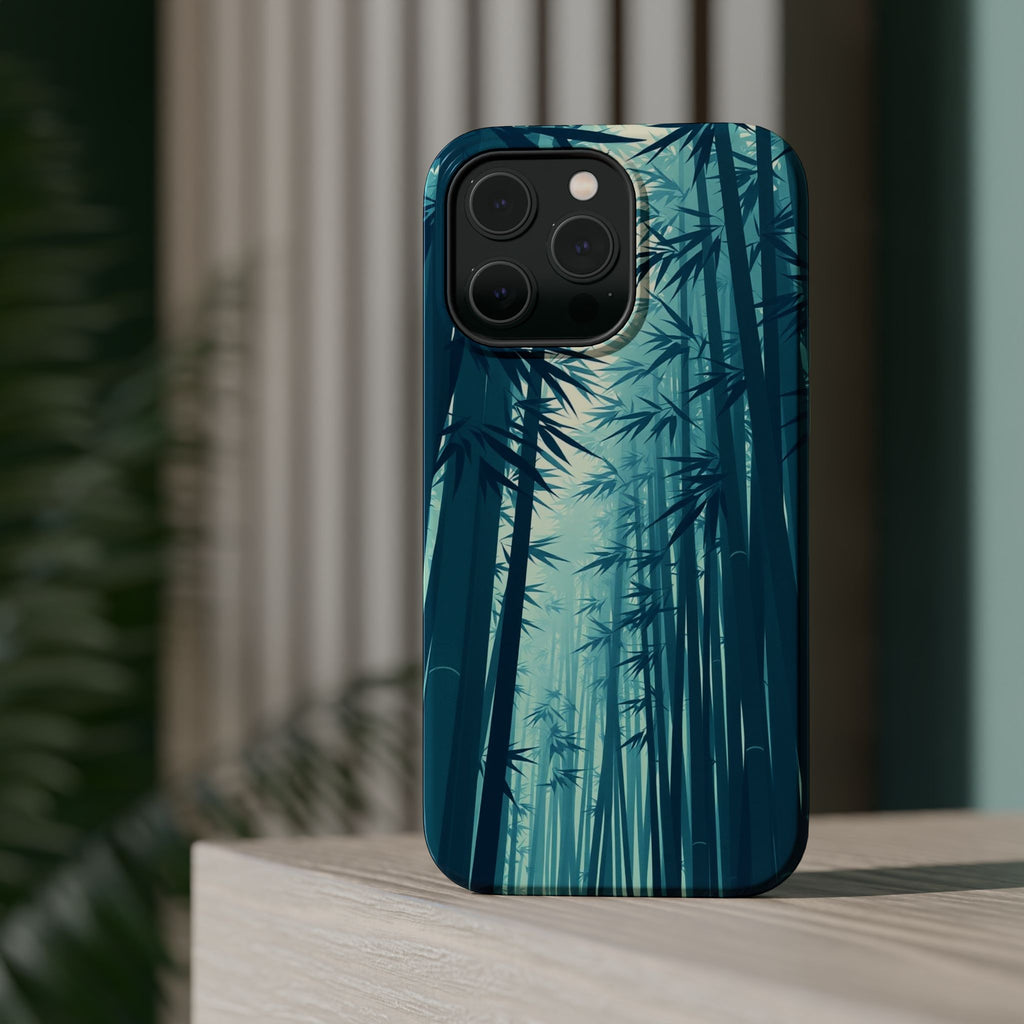 iPhone Mint And Blush Bamboo Grove 18 Slim Everyday Designer Case · iPhone Case