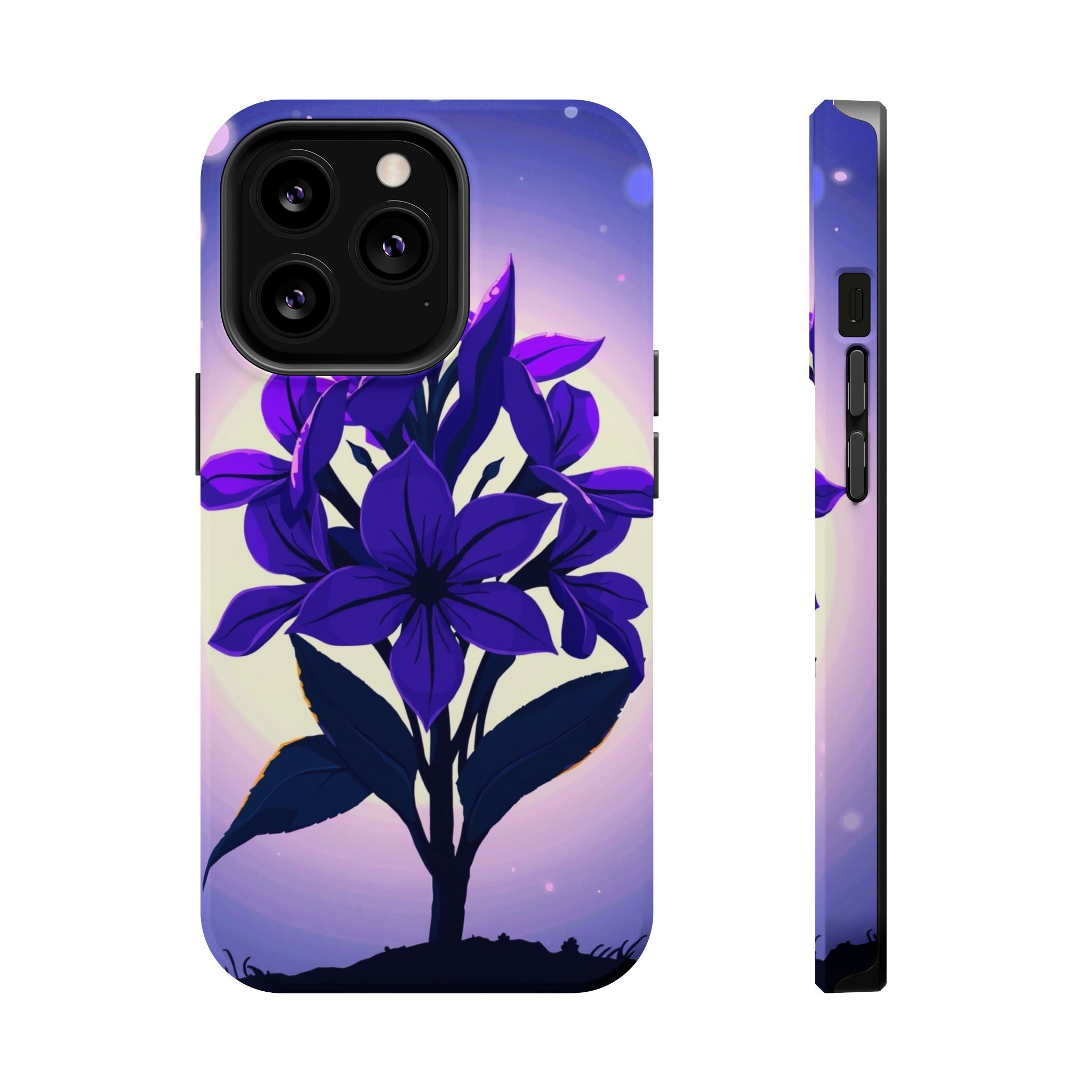 iPhone Floral Crown Mystic Art 13 Bold Modern Everyday Snap Case · iPhone Case
