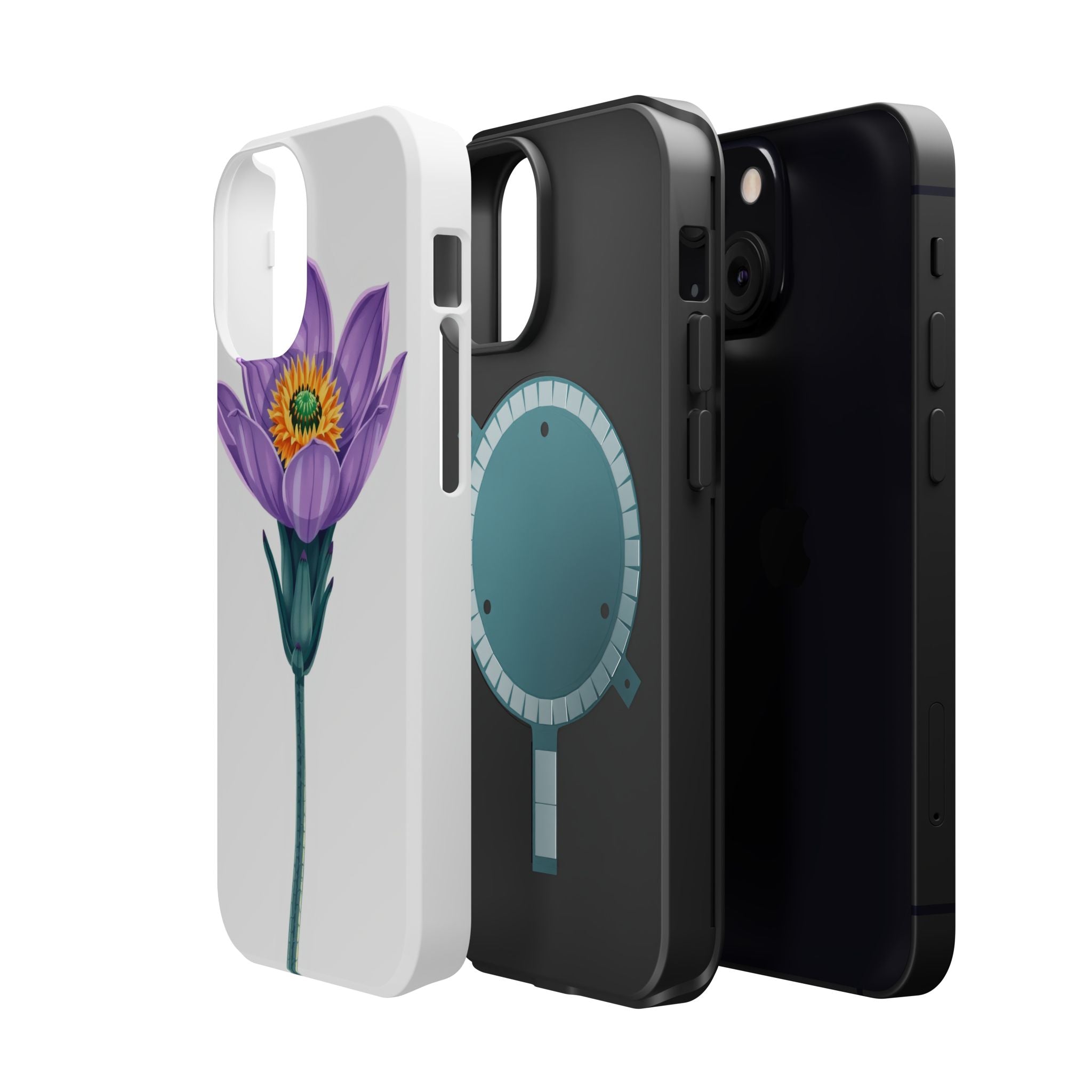 iPhone Indigo And Violet Desert Flower Slim Everyday Designer Case · iPhone Case