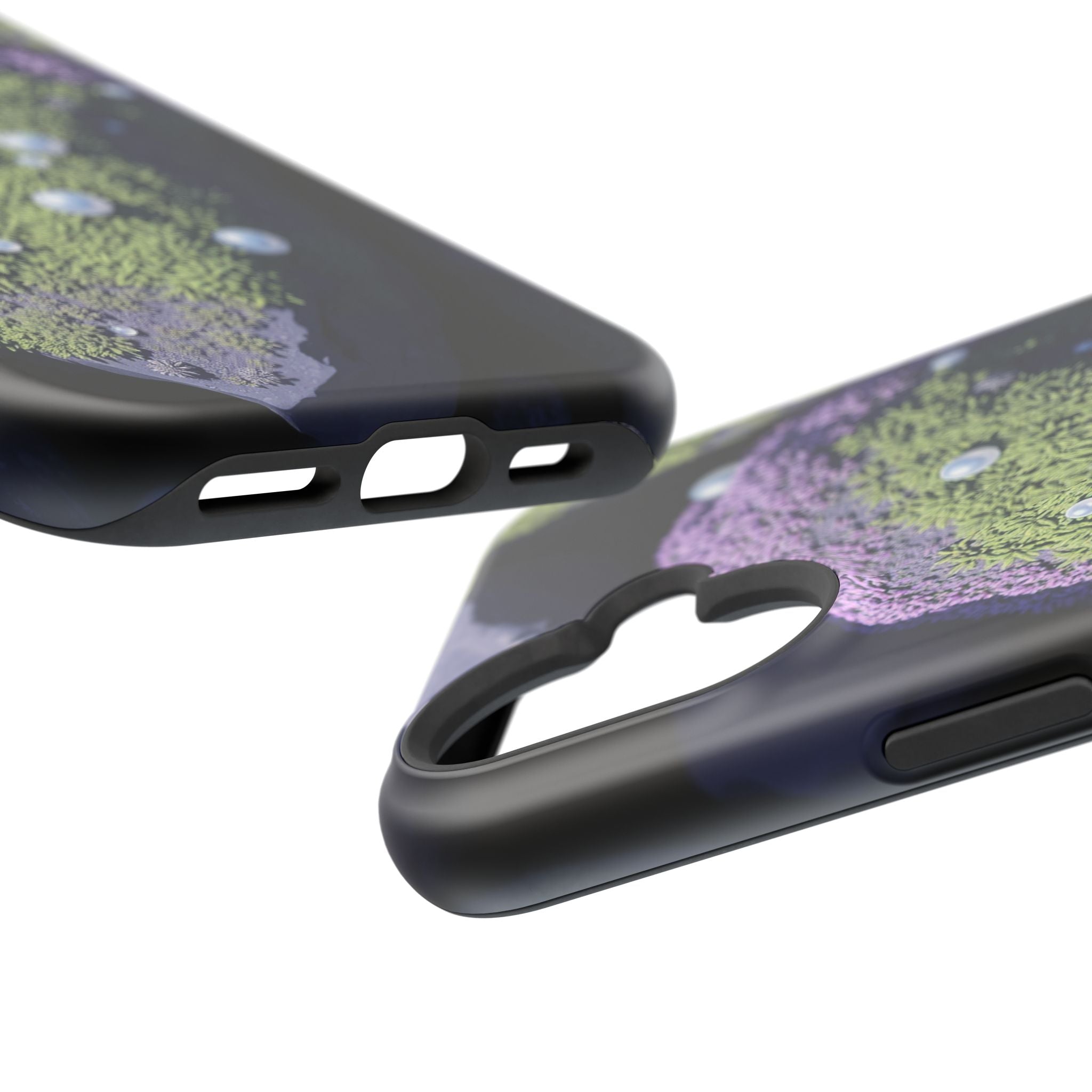 iPhone Moss Covered Rocks Electric Art Slim Everyday Designer Case · iPhone Case