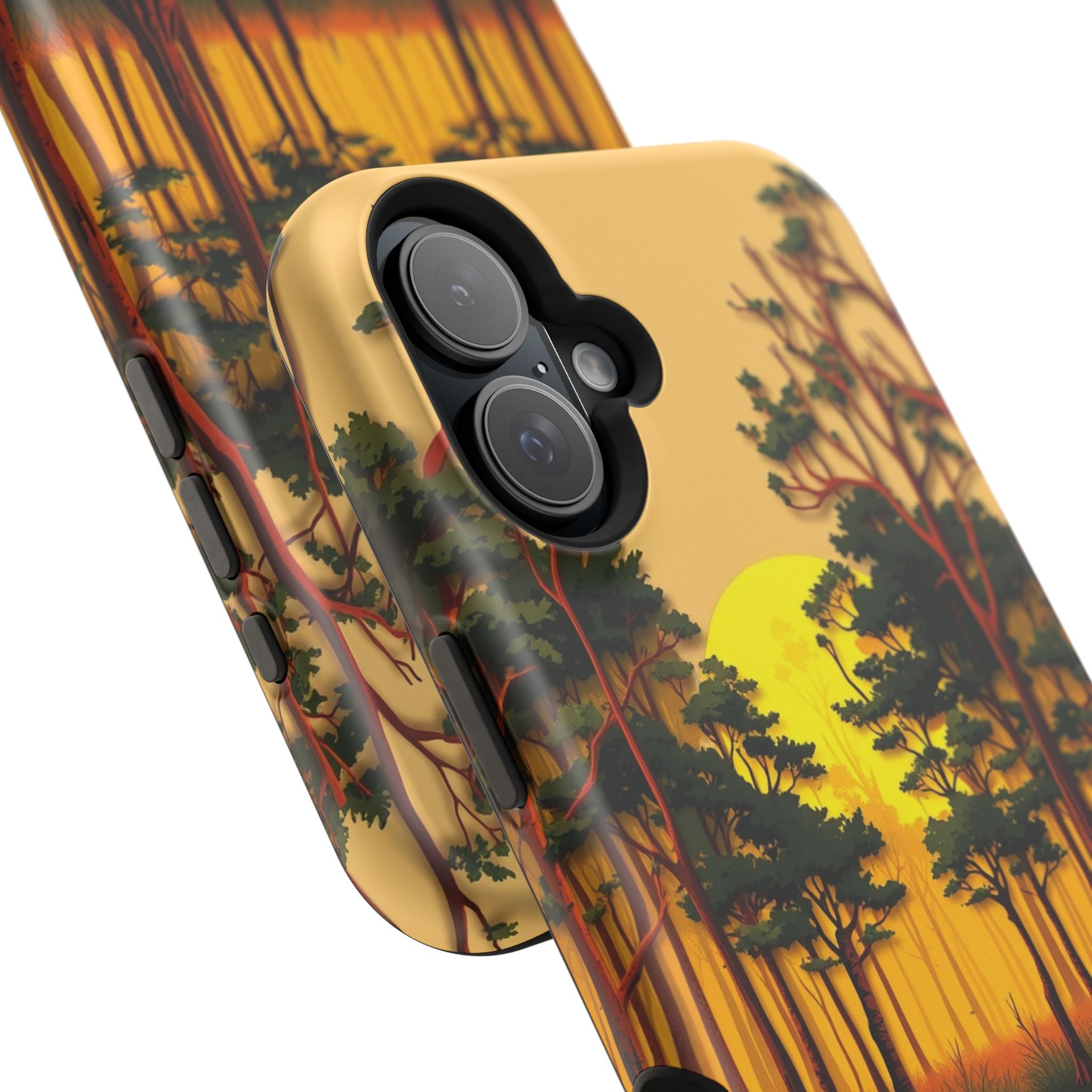 iPhone Earthy Cypress Swamp Design Bold Modern Everyday Snap Case · iPhone Case