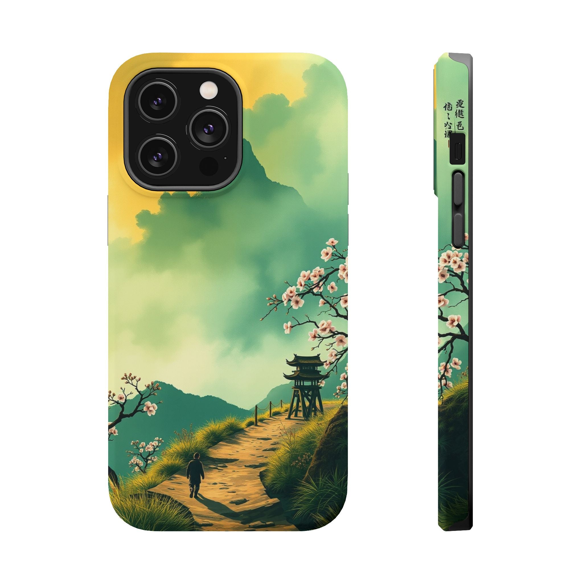 iPhone Blossom Trail Hand-Drawn Sketch Slim Everyday Designer Case · iPhone Case