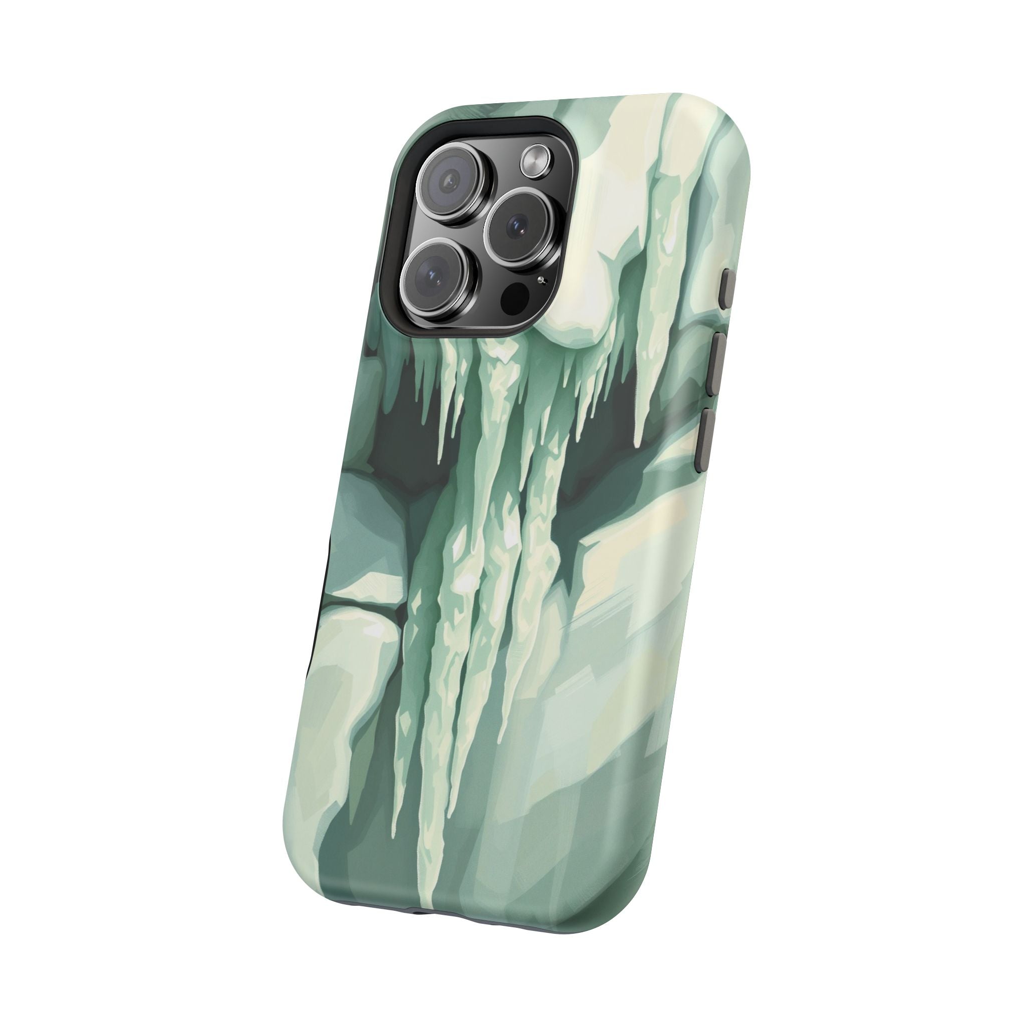 iPhone Earthy Icicle Formation Design Slim Everyday Designer Case · iPhone Case