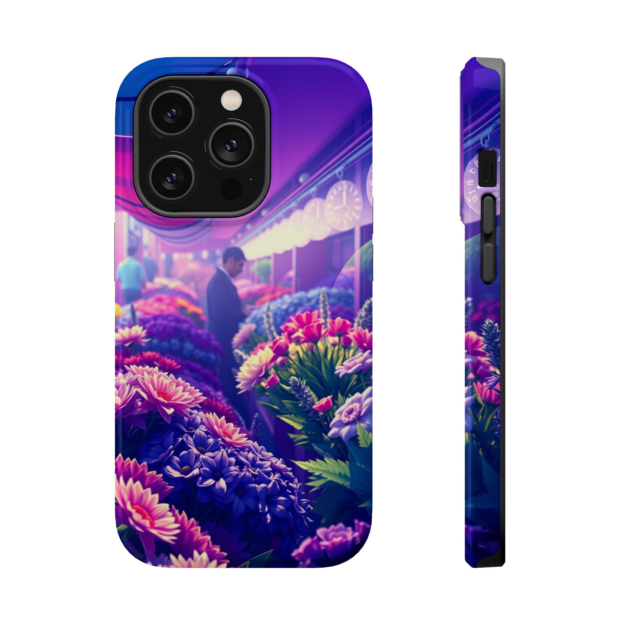 iPhone Flower Market Enchanted Art Bold Modern Everyday Snap Case · iPhone Case