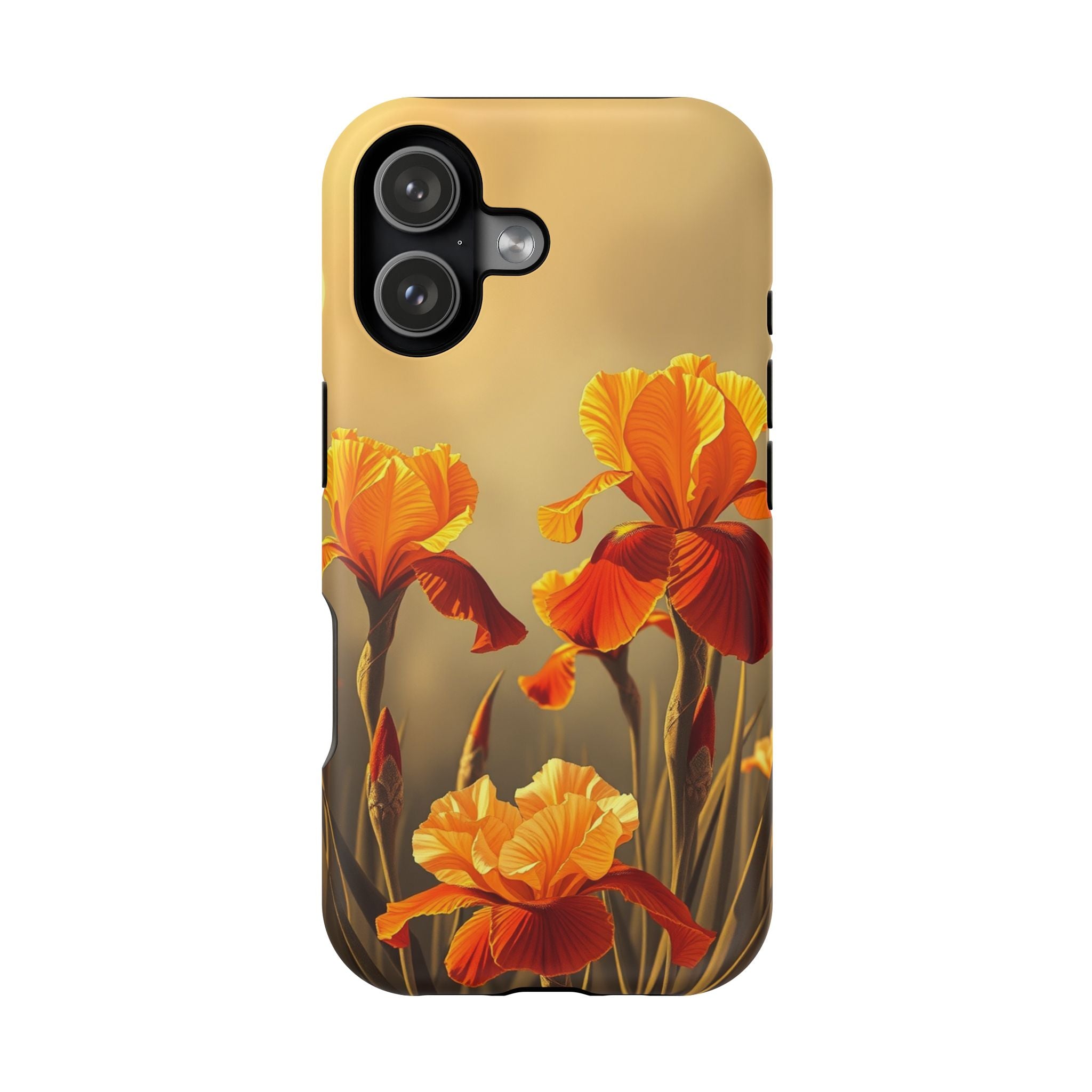 iPhone Iris Garden Gold Foil Luxury Slim Everyday Designer Case · iPhone Case