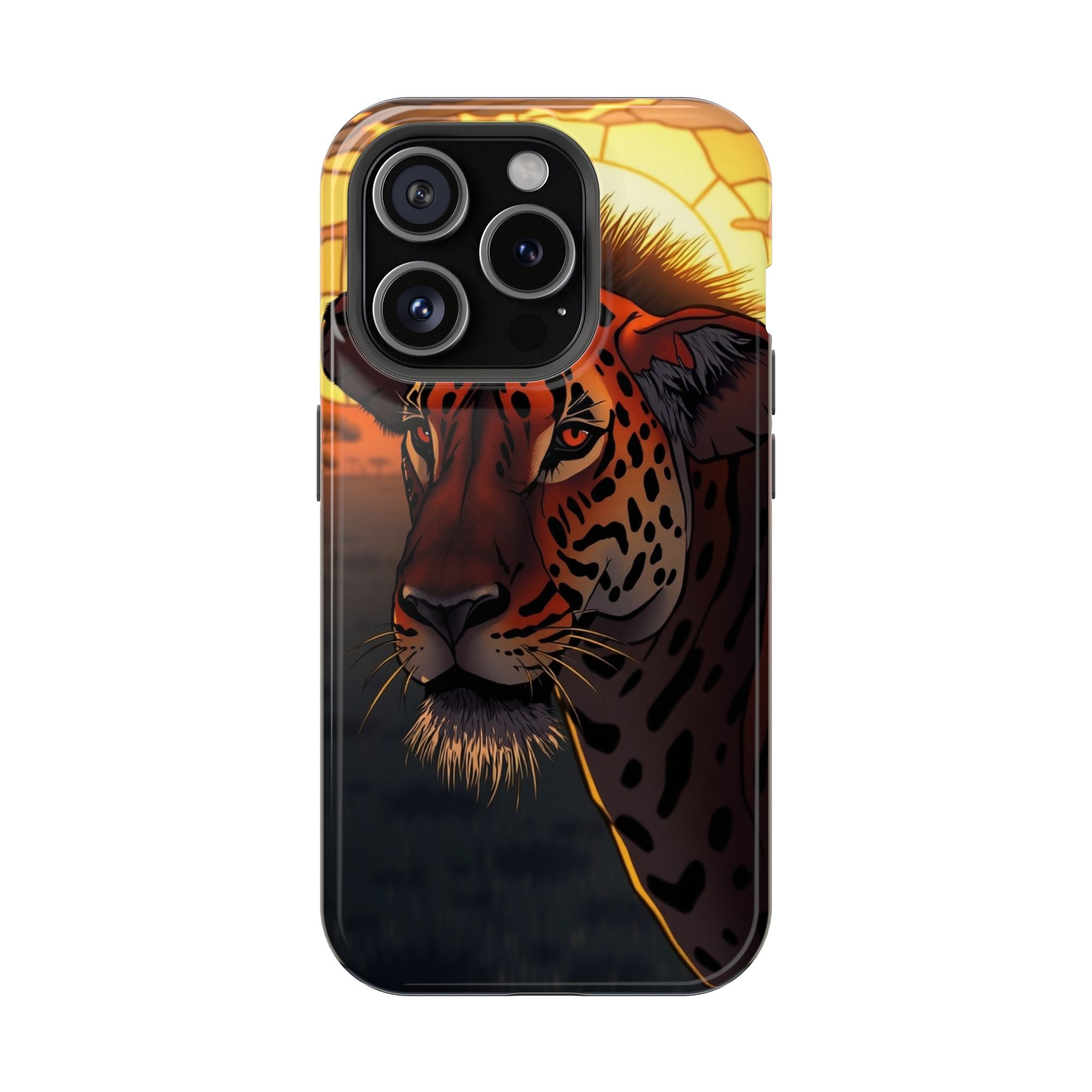 iPhone Savanna Horizon Stained Glass Slim Everyday Designer Case · iPhone Case