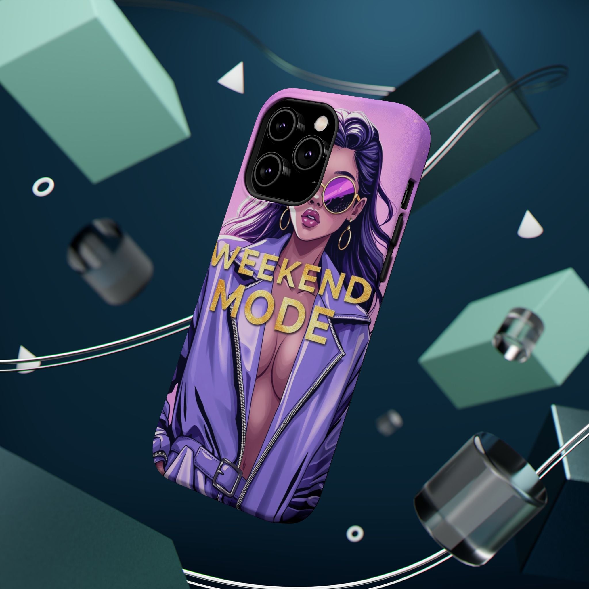 iPhone Lavender And Pearl Weekend Mode On Slim Everyday Designer Case · iPhone C
