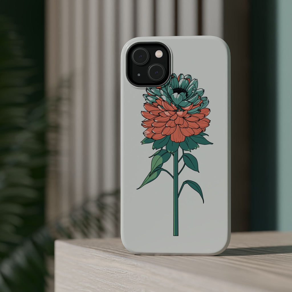 iPhone Serene Ranunculus Stack Design Slim Everyday Designer Case · iPhone Case