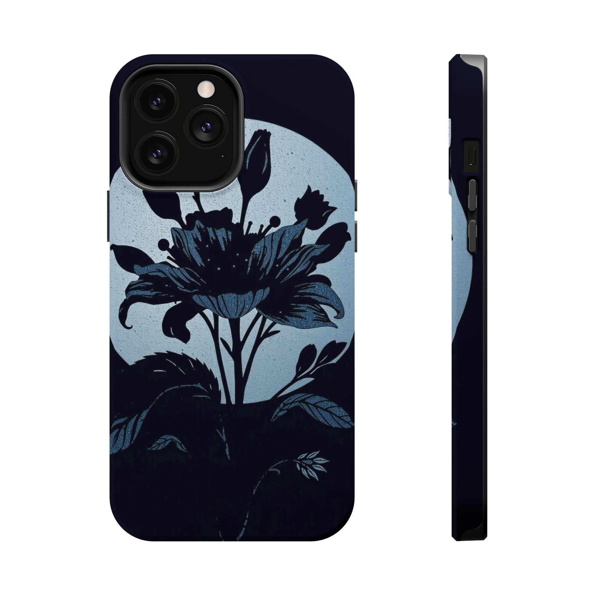 iPhone Radiant Floral Silhouette Design Slim Everyday Designer Case · iPhone Cas