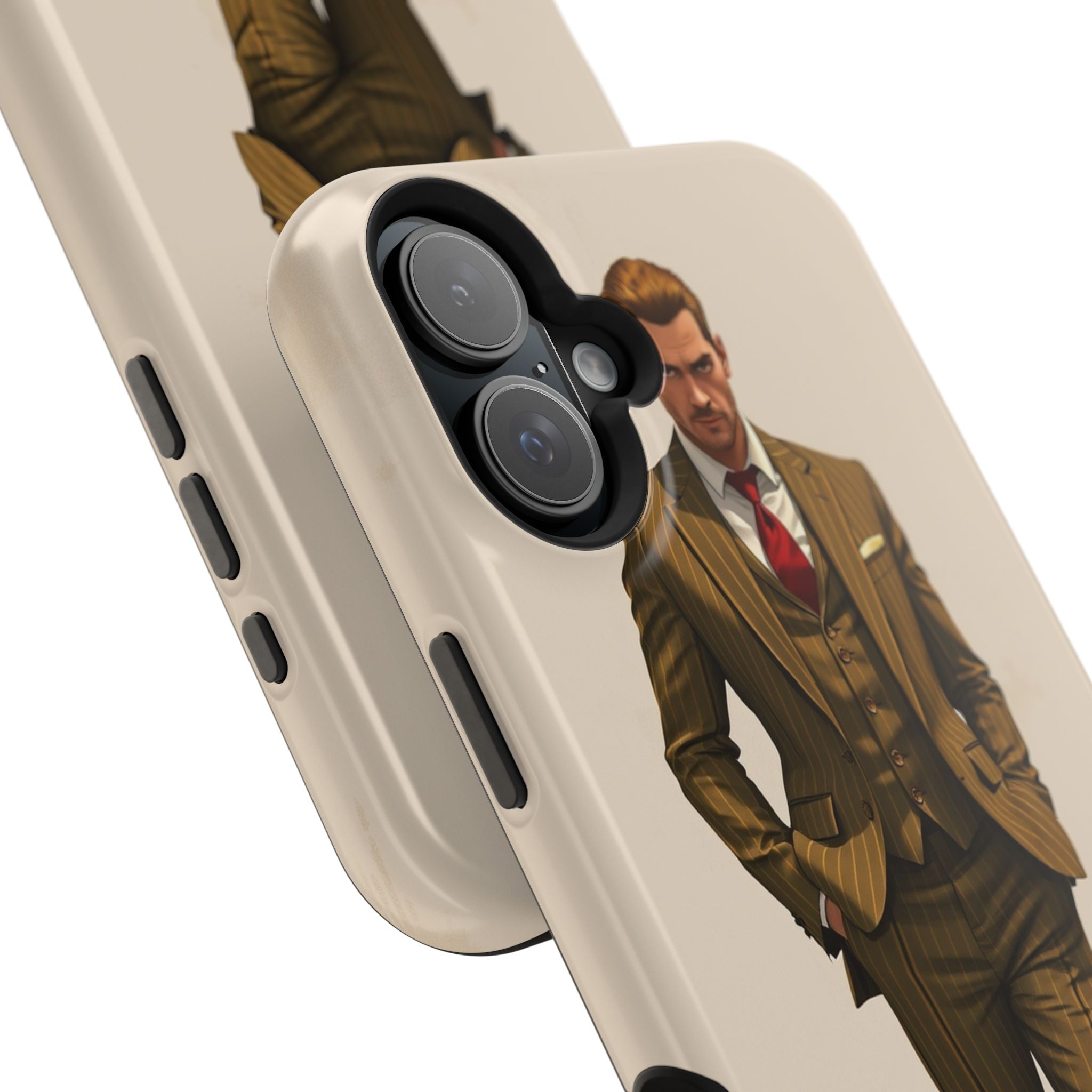 iPhone Pinstripe Suit Grunge Distressed Slim Everyday Designer Case · iPhone Cas