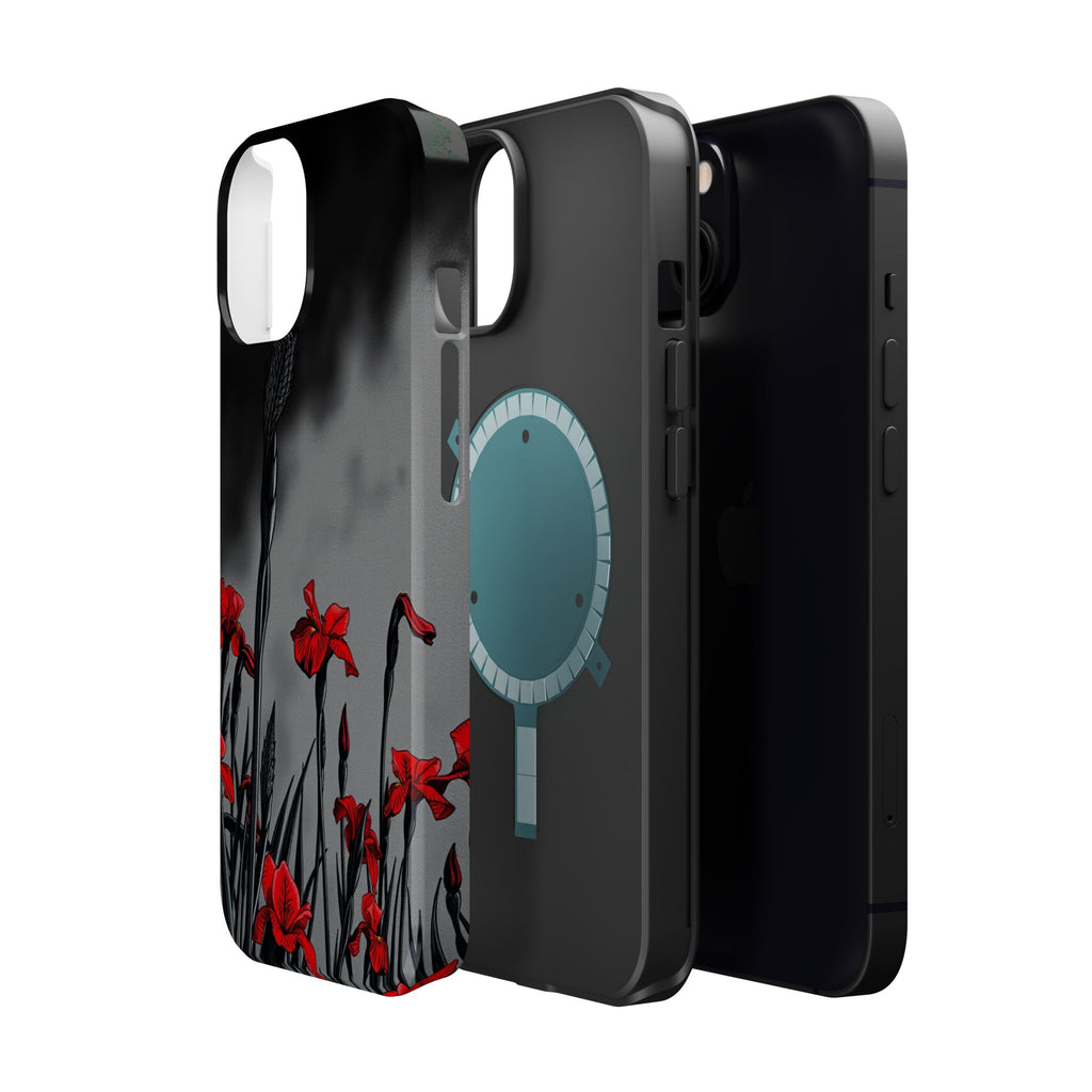 iPhone Iris Garden Cinematic Art Soft Finish Everyday Cas Slim Snap Case · iPhon