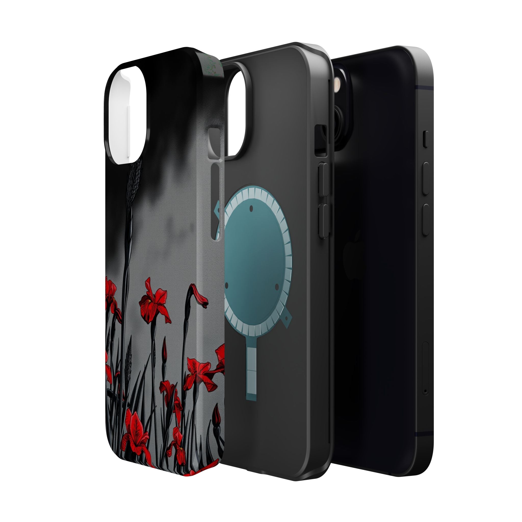 iPhone Iris Garden Cinematic Art Soft Finish Everyday Cas Slim Snap Case · iPhon
