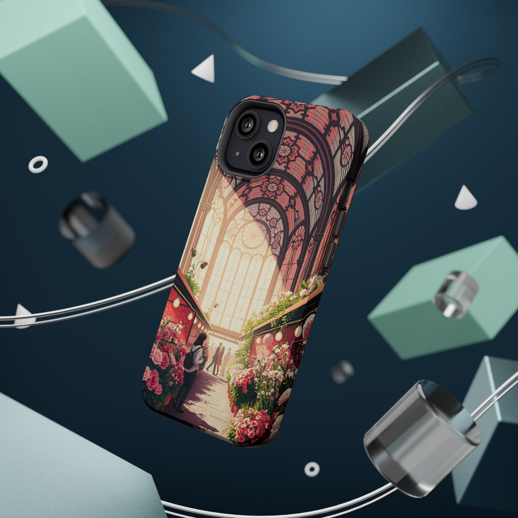 iPhone Flower Market Stained Glass Bold Modern Everyday Snap Case · iPhone Case