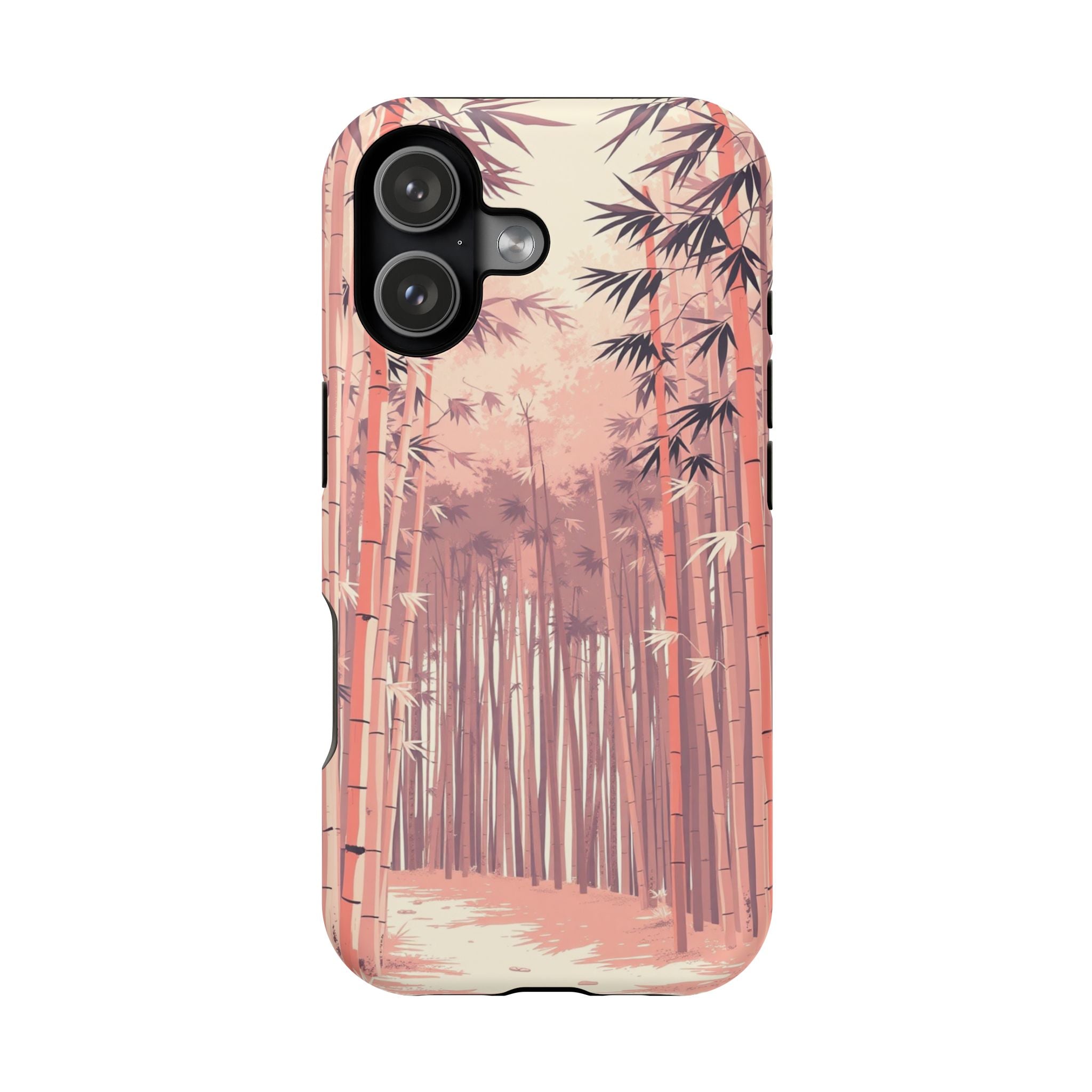 iPhone Rose Pink And Cream Bamboo Grove Slim Everyday iPhone 19 · iPhone Case