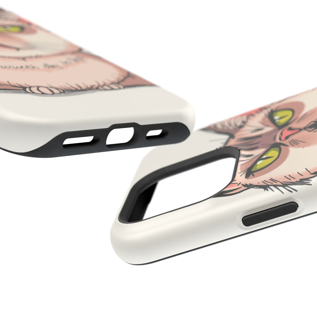 iPhone Sarcastic Cat Verdict Hand-Drawn Sketch Soft Finish Everyday Case · iPhon