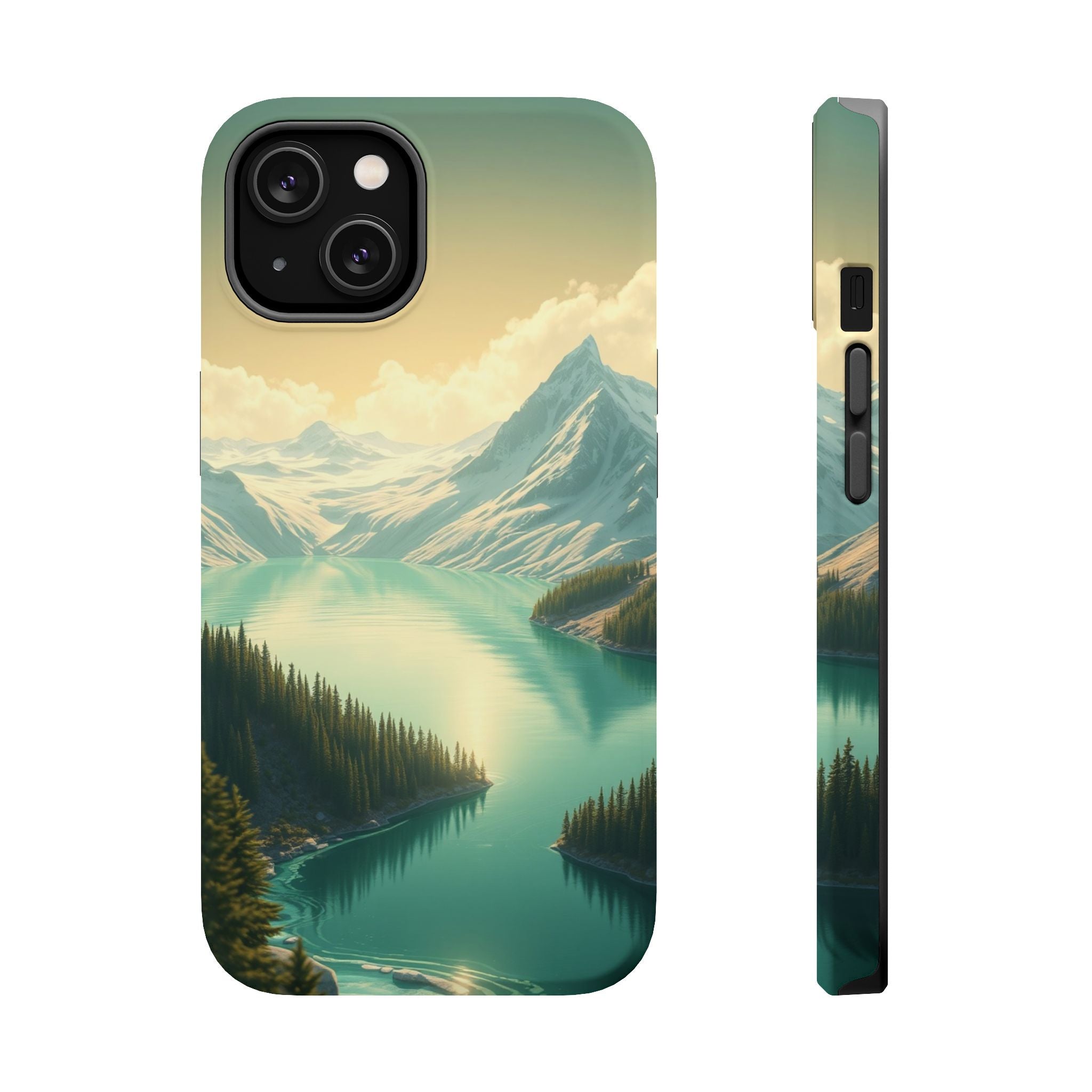 iPhone Glacier Lake Bold Art Slim Everyday Designer Case · iPhone Case