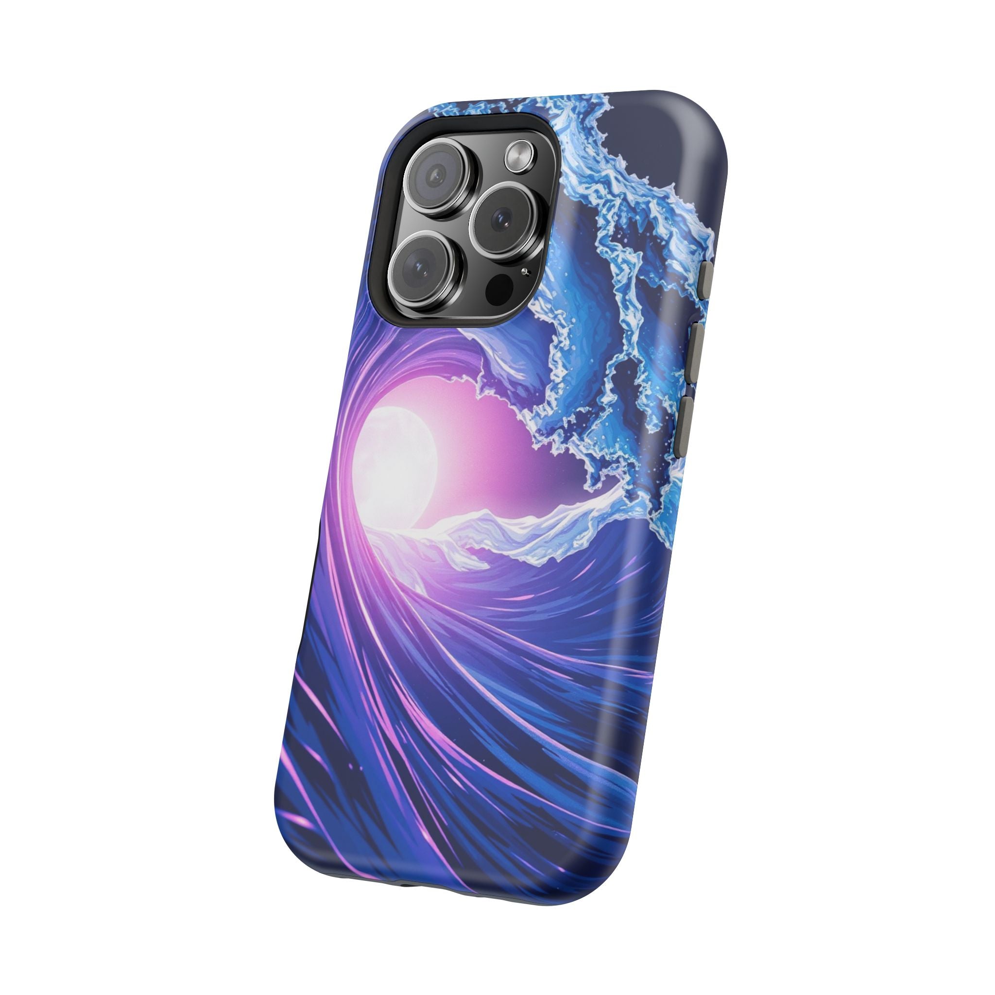 iPhone Holographic Wave Cinematic Art Slim Everyday Designer Case · iPhone Case