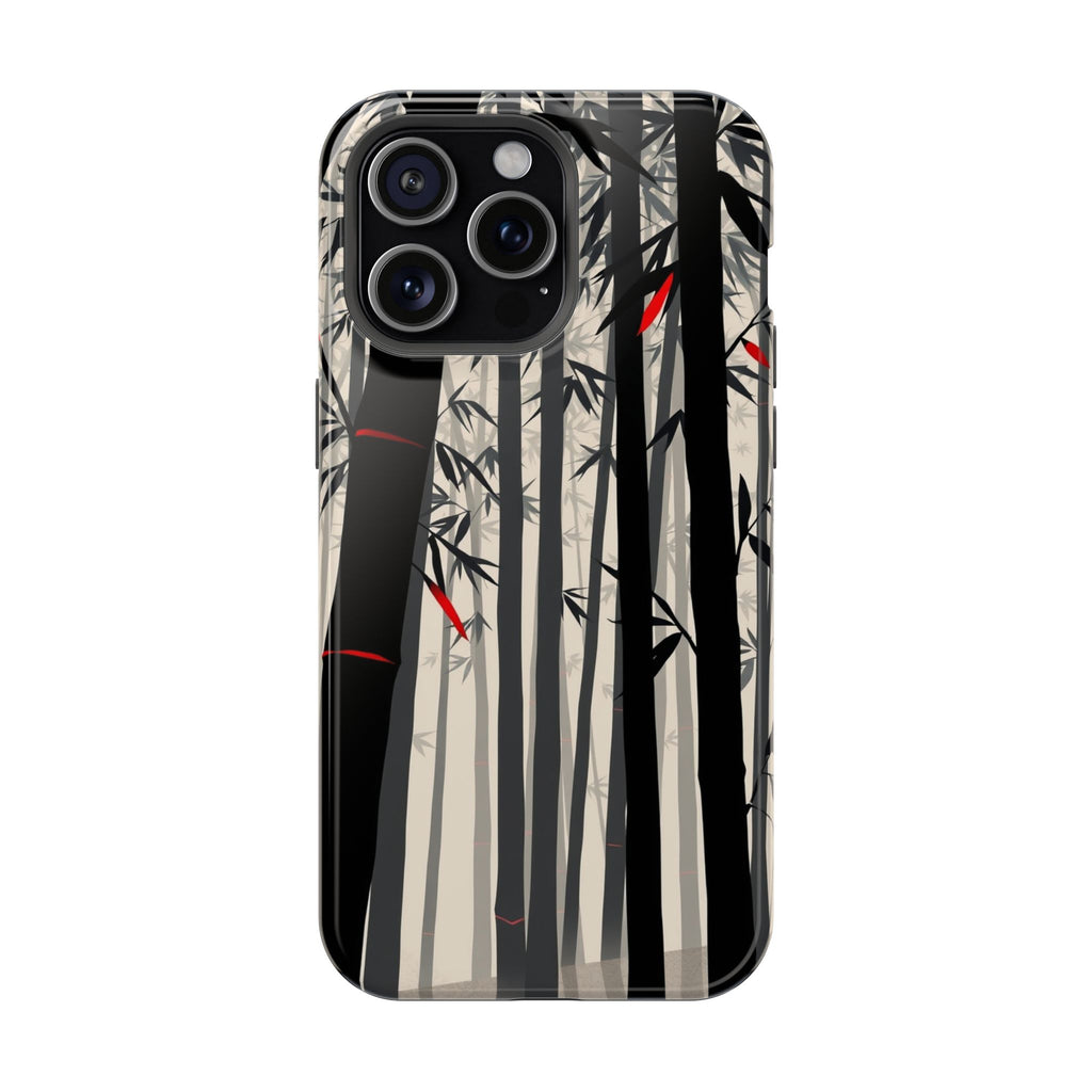 iPhone Bamboo Grove Abstract Geometric Slim Everyday Designer Case · iPhone Case
