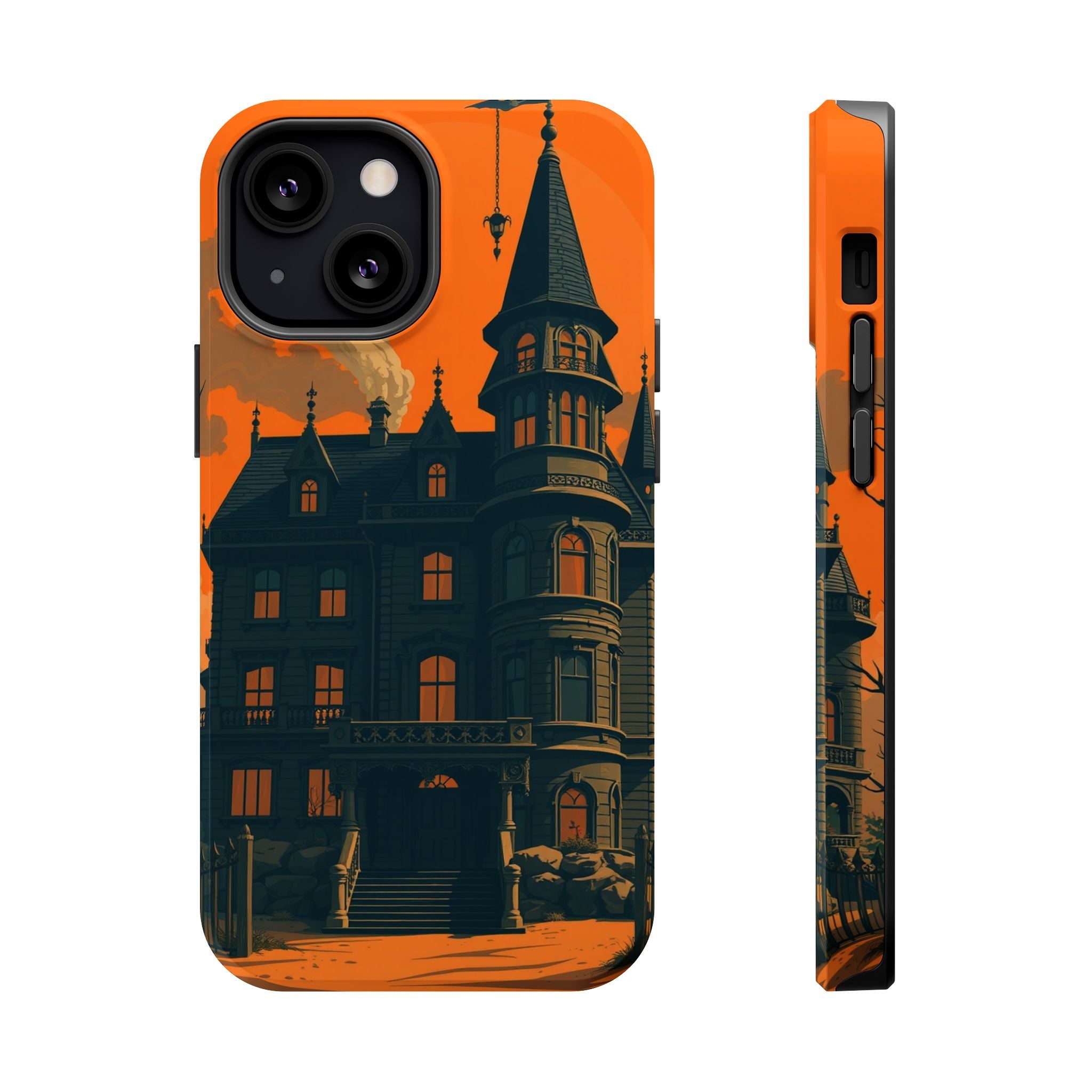 iPhone Vibrant Haunted Mansion Design Slim Everyday Designer Case · iPhone Case