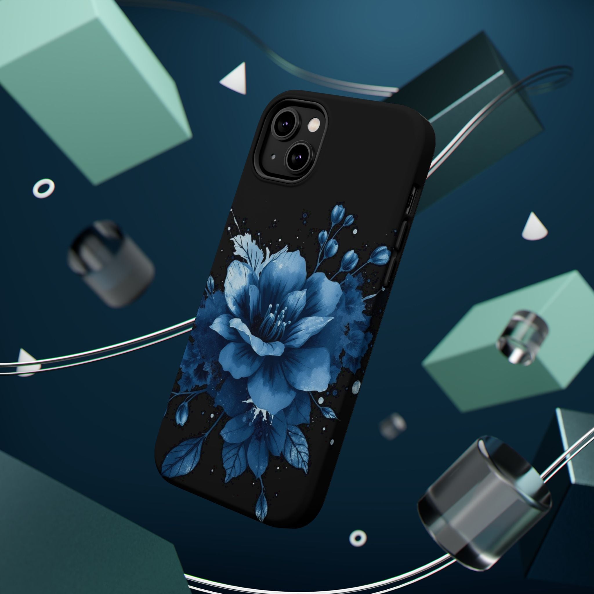 iPhone Serene Floral Watercolor Splash Design Slim Everyday Designer · iPhone Ca