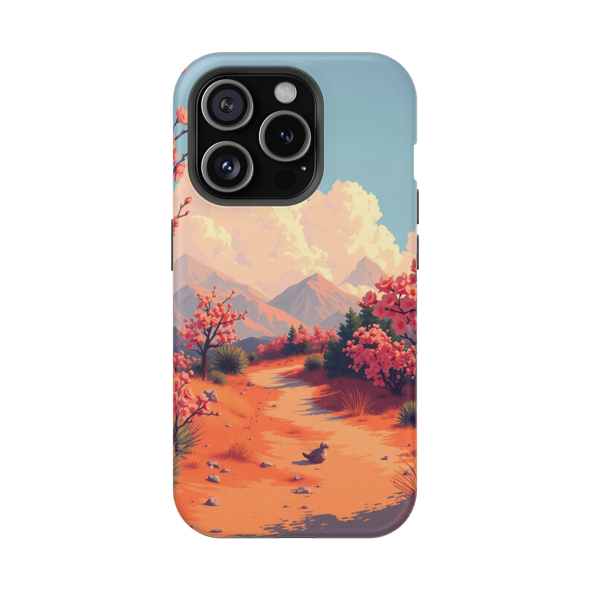 iPhone Burnt Orange And Sand Blossom Trail Slim iPhone Everyday · iPhone Case