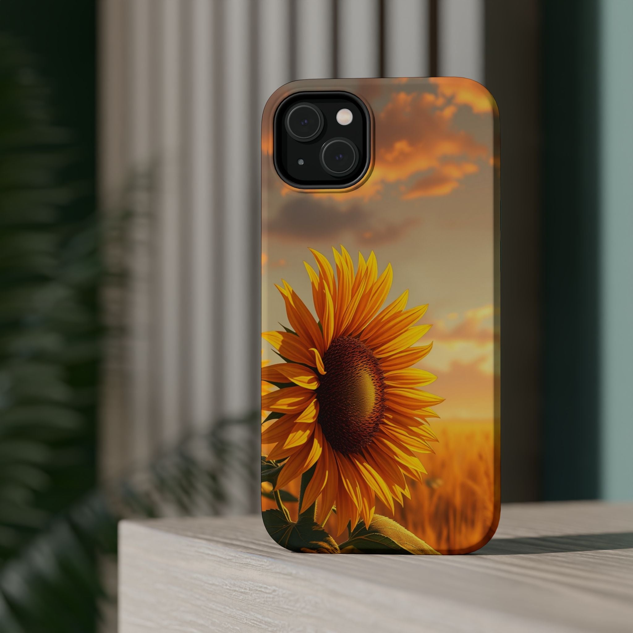 iPhone Sunflower Prairie Electric Art Slim Everyday Designer Case · iPhone Case