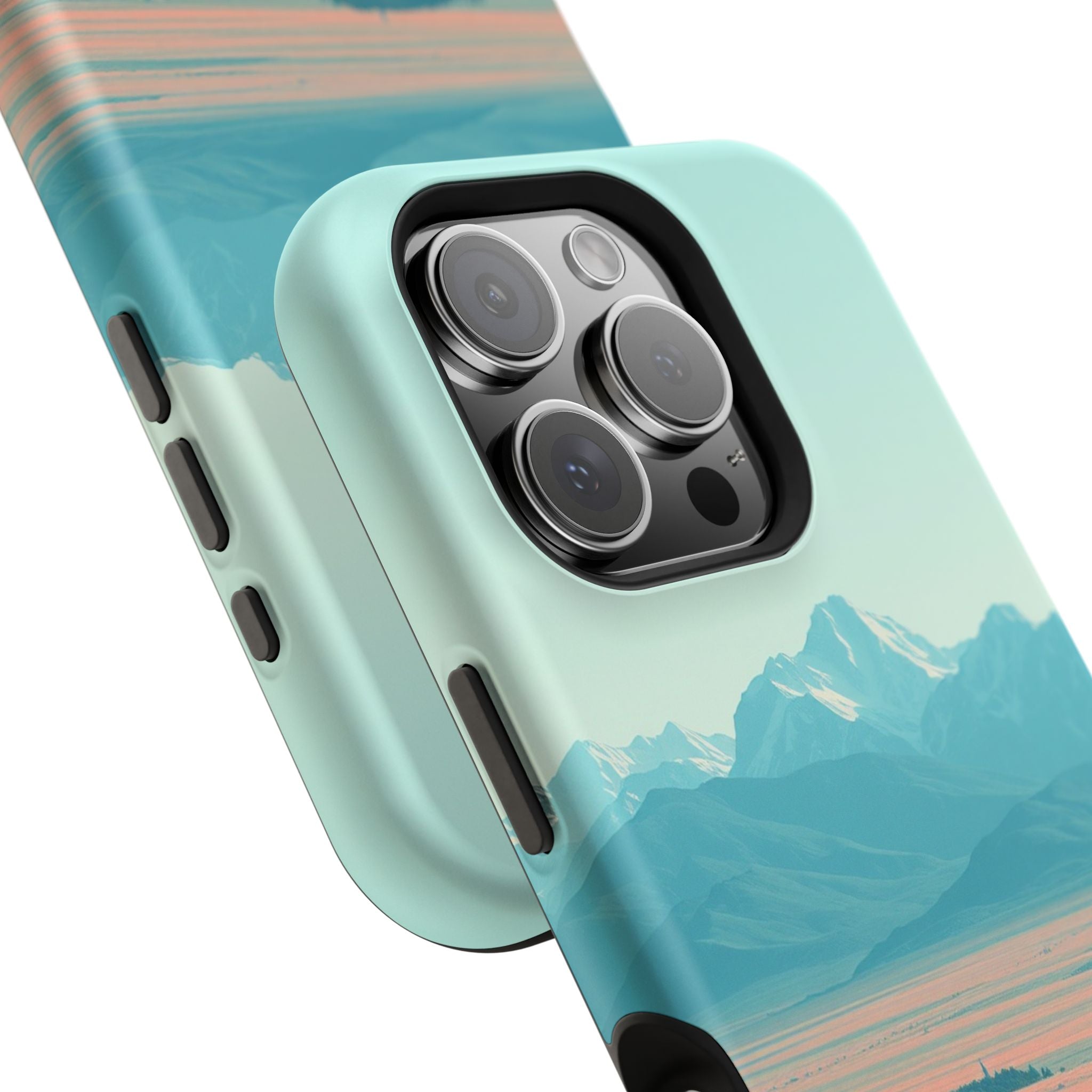 iPhone Tundra Expanse Risograph Print Slim Everyday Designer Case · iPhone Case