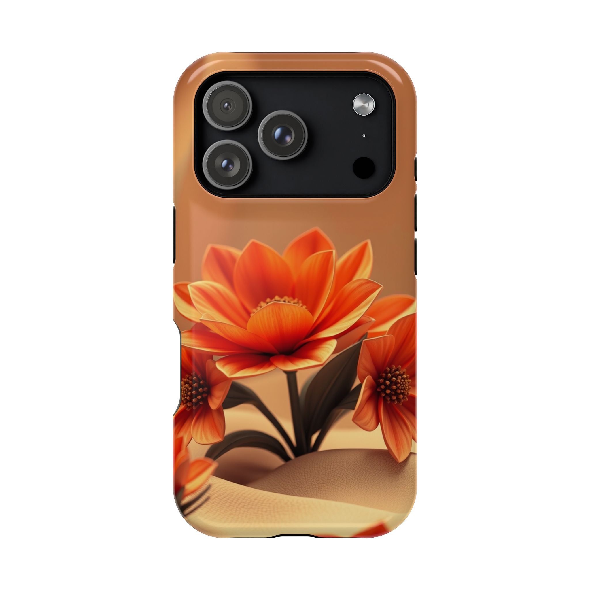 iPhone Floral Geometric 3D Digital Bold Modern Everyday Snap Case · iPhone Case