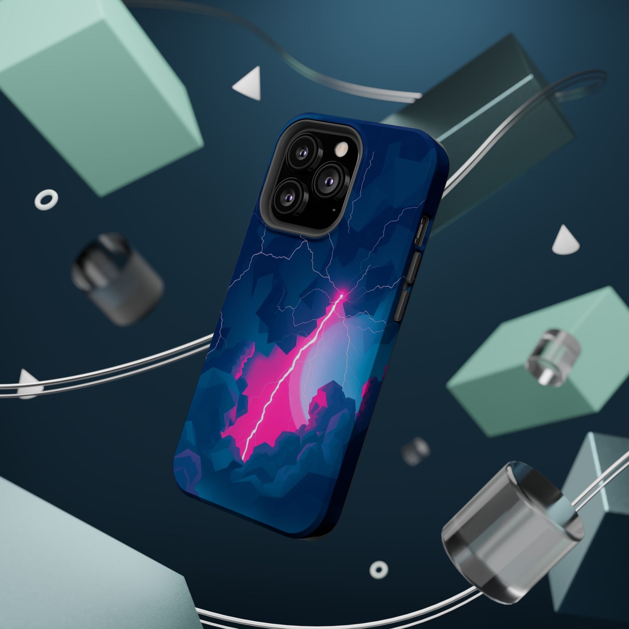 iPhone Thunderstorm Sky Abstract Geometric Slim iPhone Everyday · iPhone Case