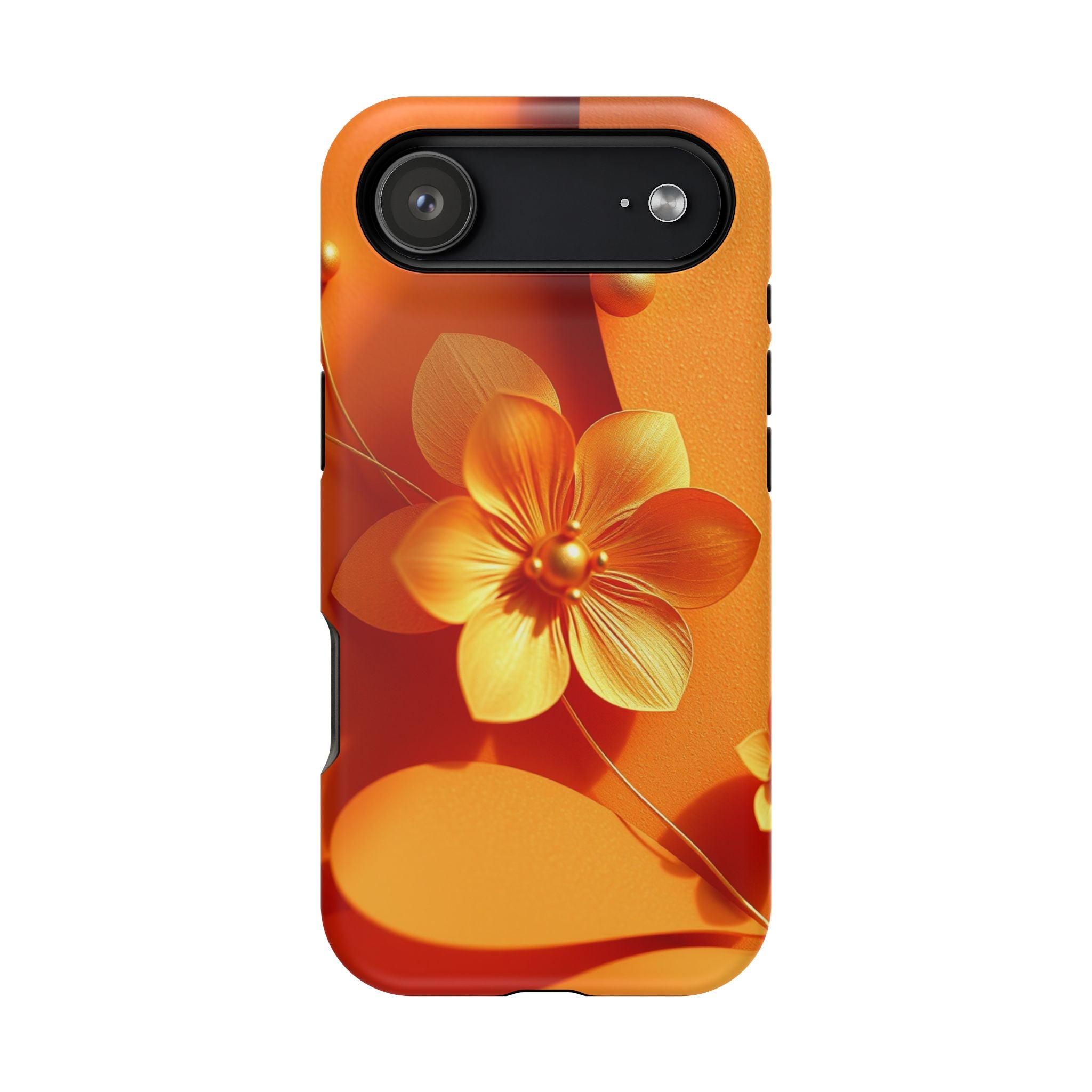 iPhone Floral Geometric Gold Foil Luxury Slim Everyday iPhone Designer · iPhone