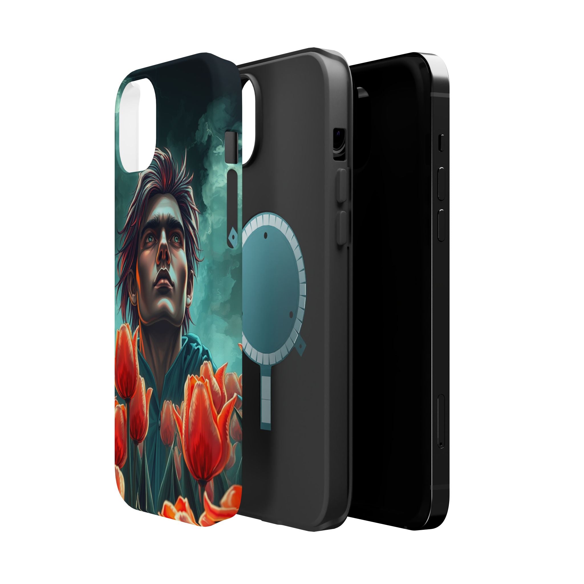 iPhone Tulip Row Electric Art Slim Everyday Designer Case · iPhone Case