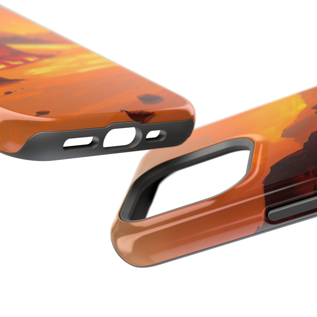 iPhone Burnt Orange And Sand Wildfire Glow Slim iPhone Everyday · iPhone Case
