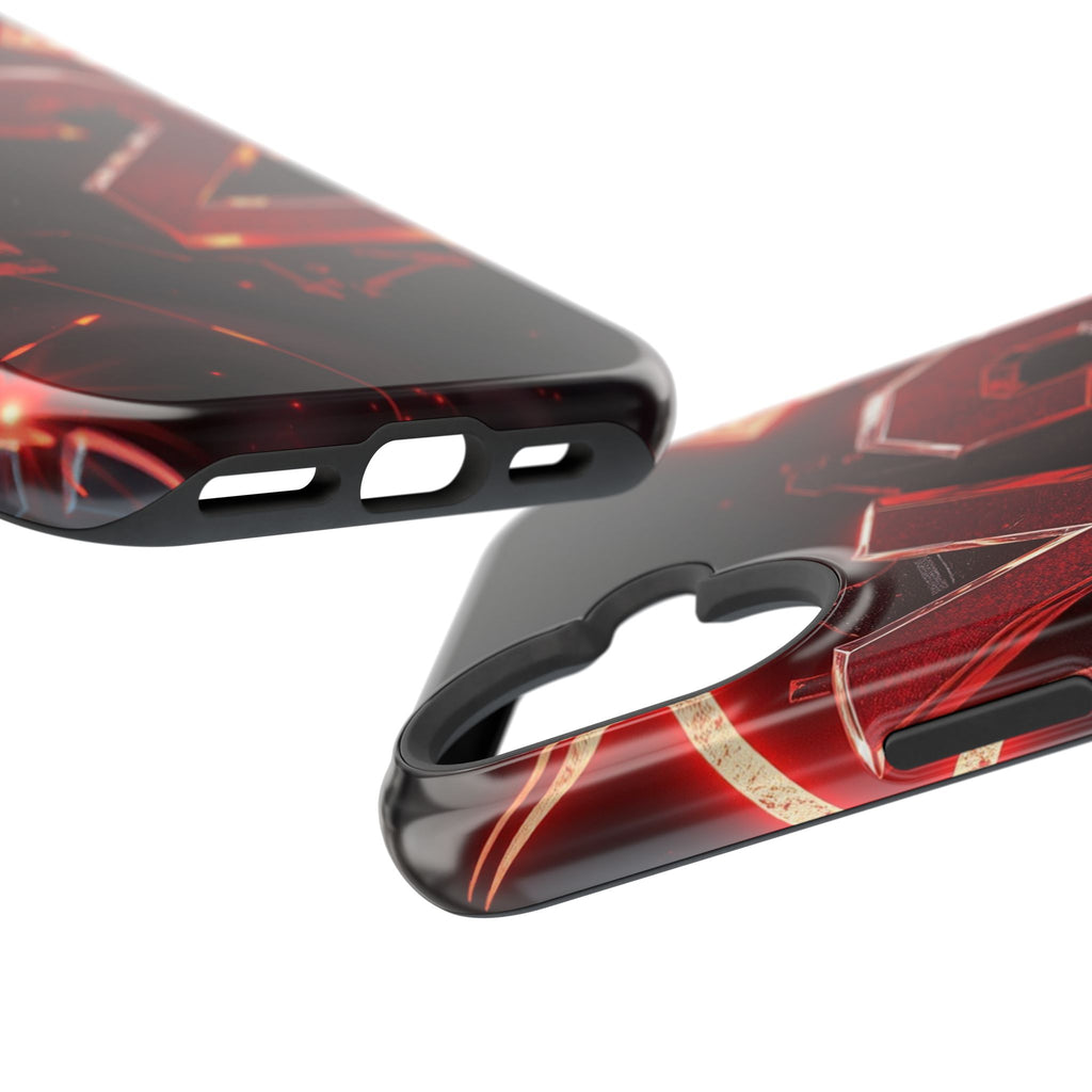 iPhone Y2K Holographic Bold Art Slim Everyday Designer Case · iPhone Case
