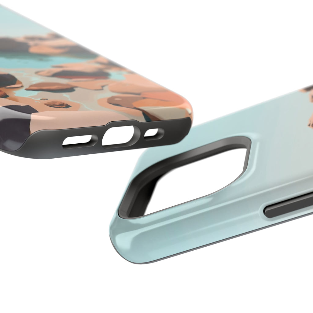 iPhone Tidal Pool Oil Painting Impressionist Slim iPhone Everyday · iPhone Case