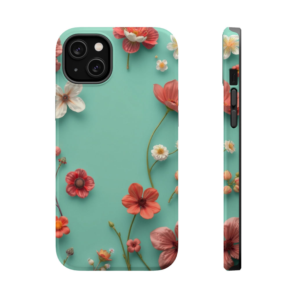 iPhone Pressed Botanicals 3D Digital Slim Everyday Designer Case · iPhone Case