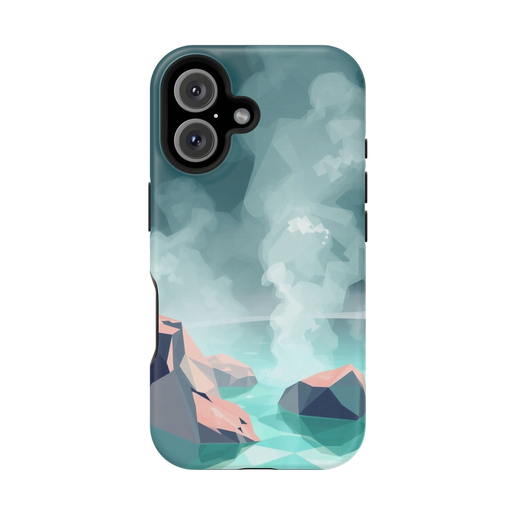iPhone Mint And Blush Hot Spring Steam Slim Everyday iPhone 10 Designer · iPhone