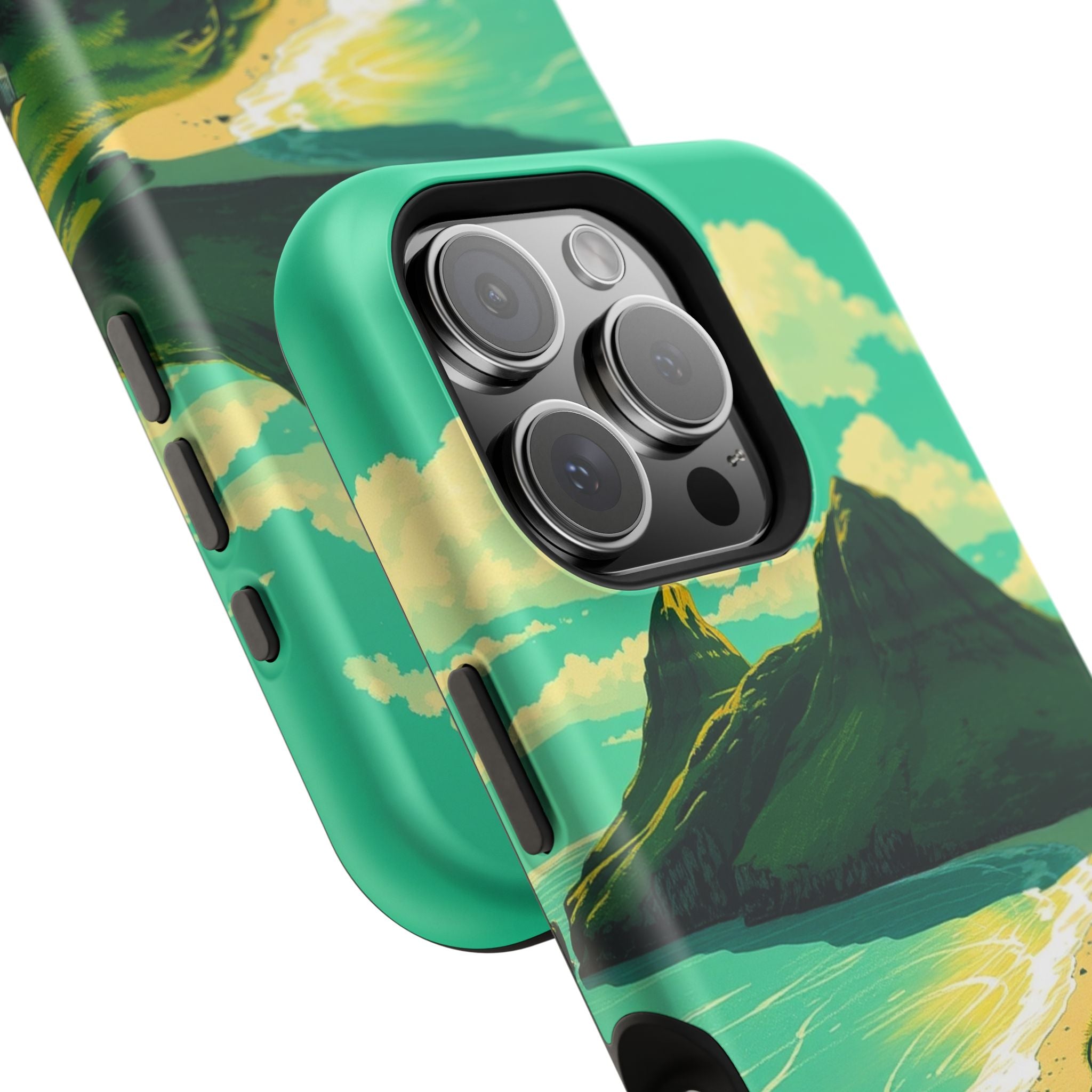 iPhone Hibiscus Coast Hand-Drawn Sketch Slim Everyday iPhone Designer · iPhone C